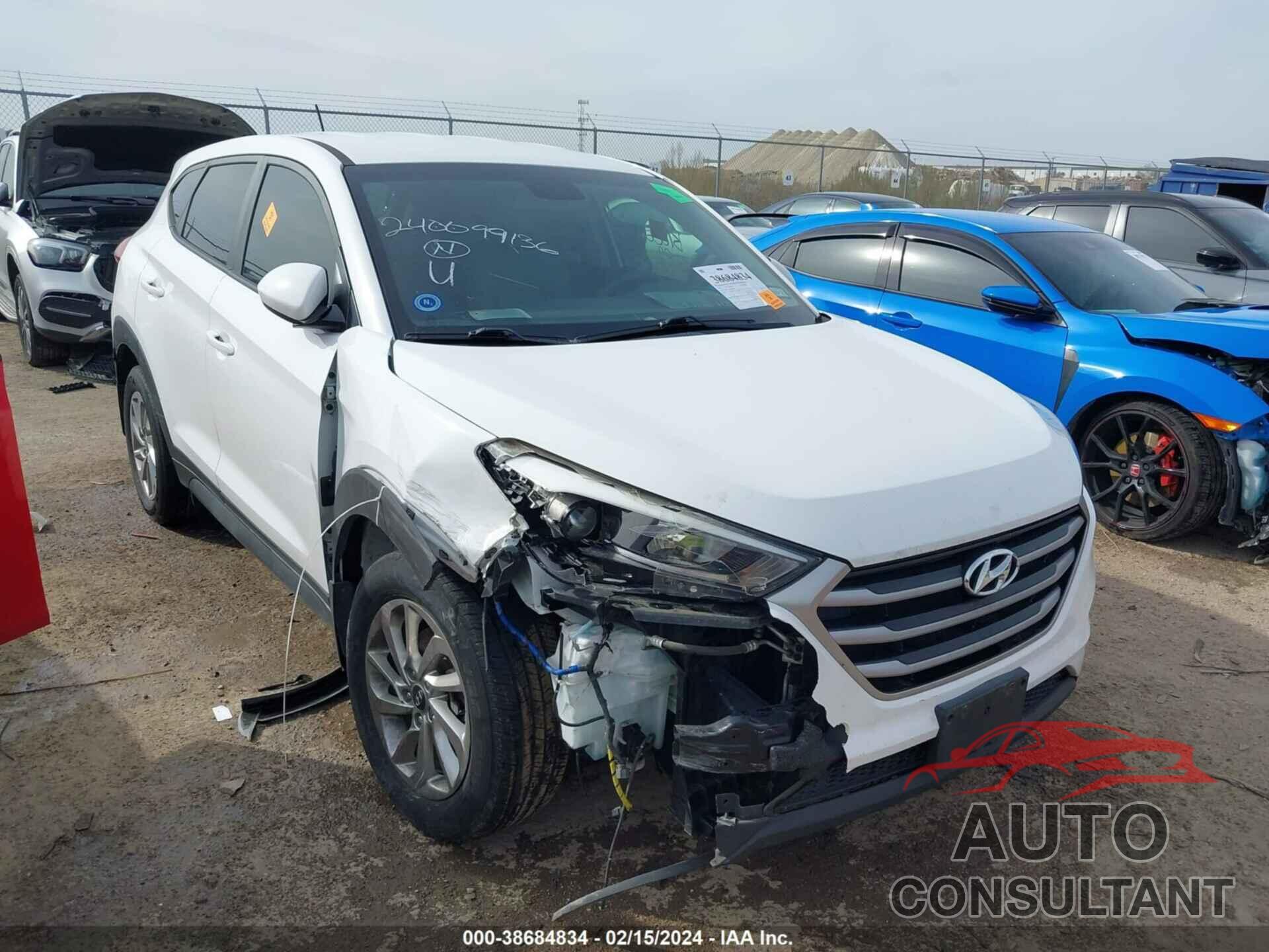 HYUNDAI TUCSON 2017 - KM8J23A40HU569836