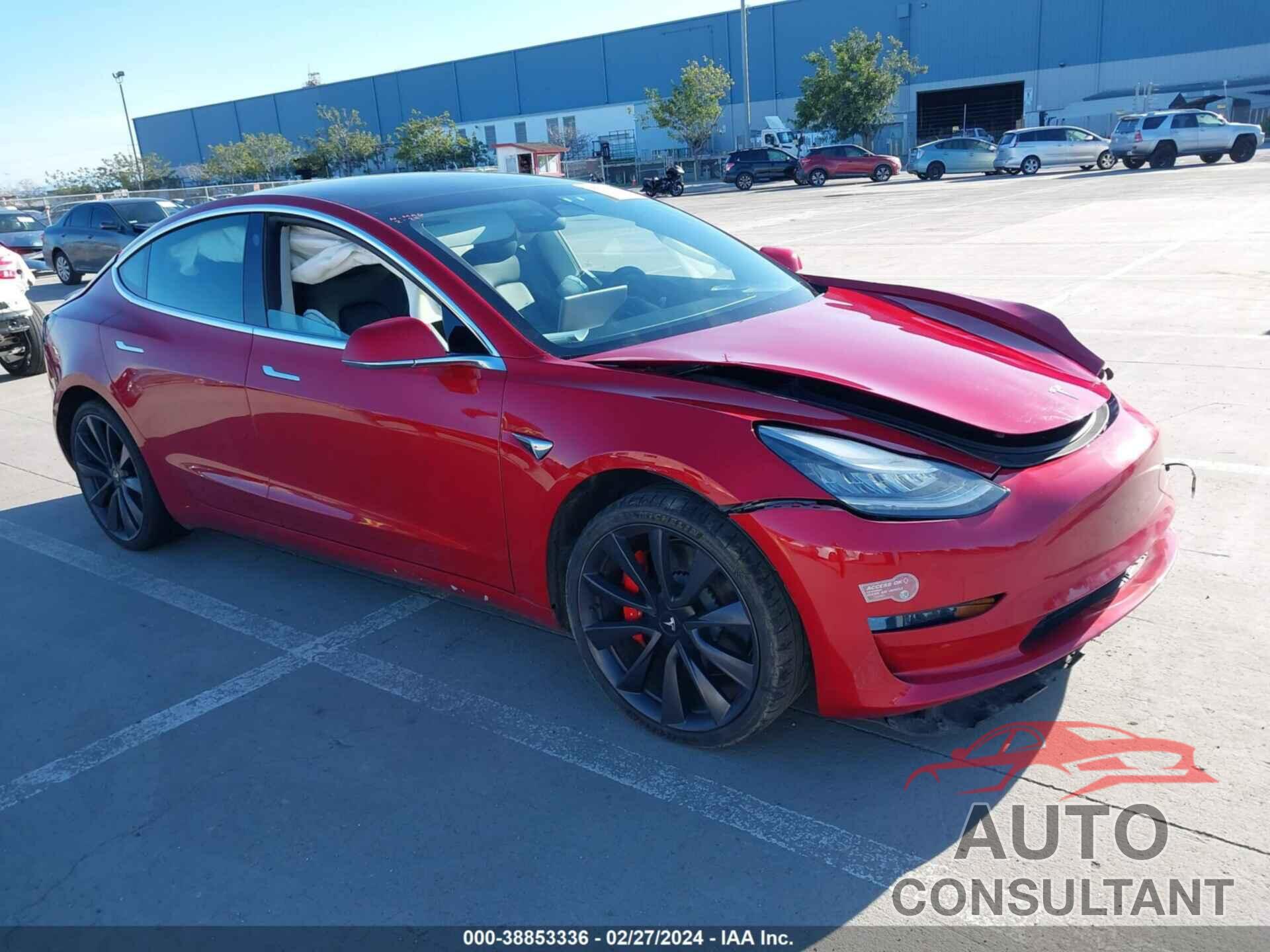 TESLA MODEL 3 2020 - 5YJ3E1EC3LF805391