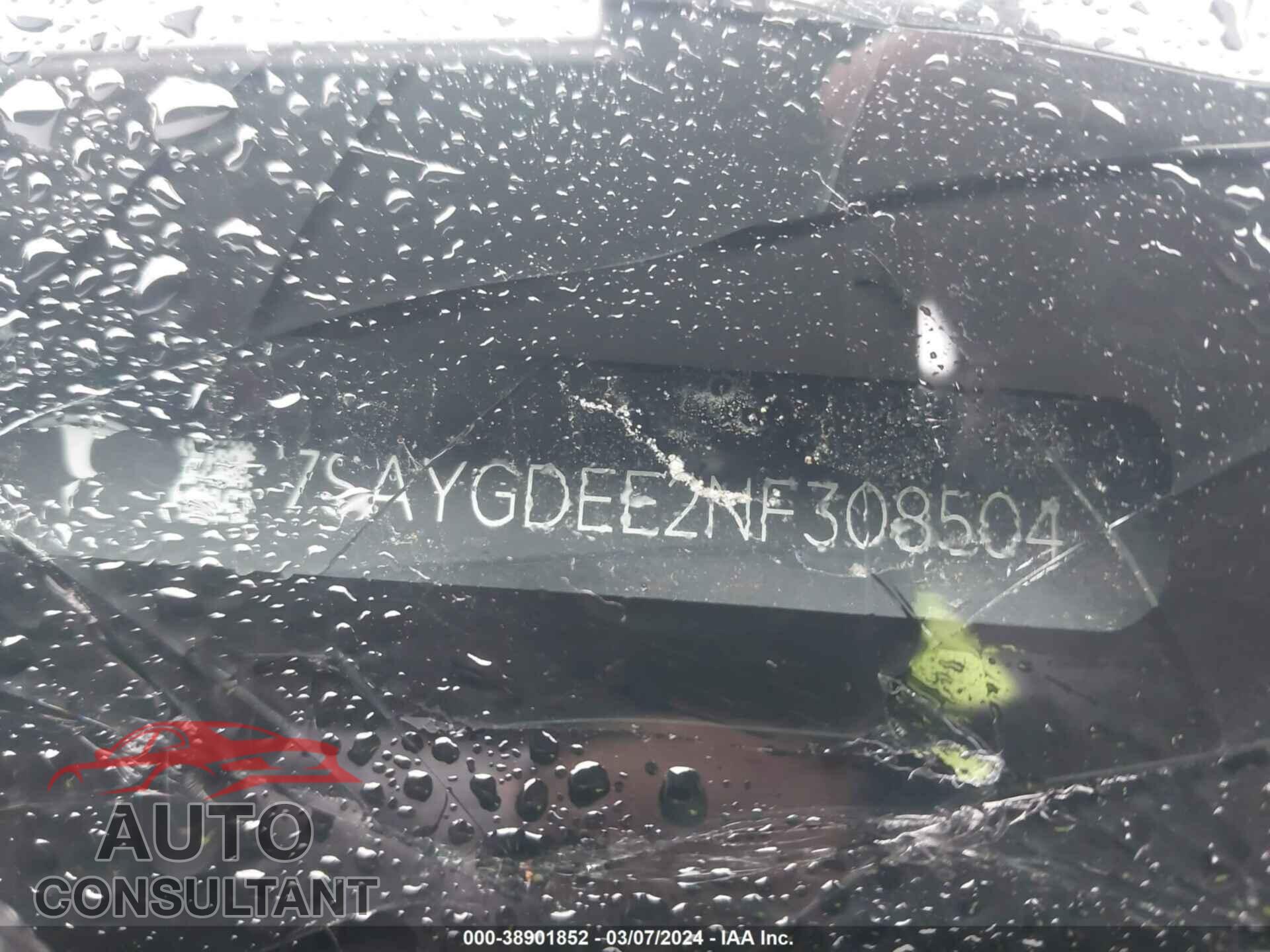TESLA MODEL Y 2022 - 7SAYGDEE2NF308504