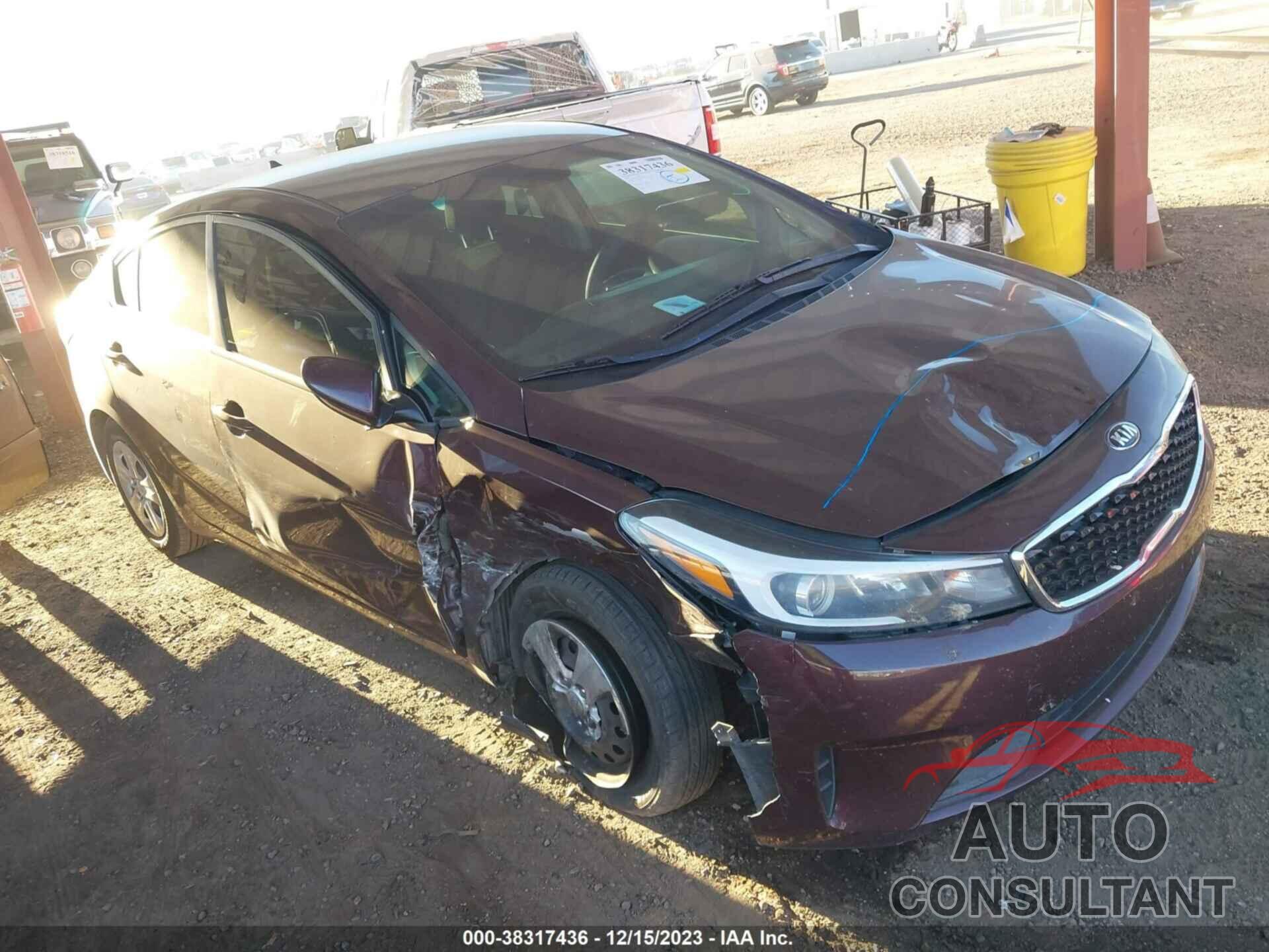 KIA FORTE 2018 - 3KPFK4A72JE165130