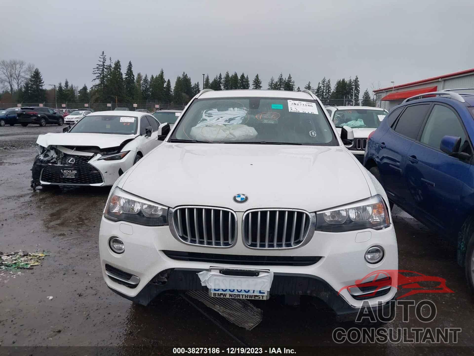 BMW X3 2016 - 5UXWX9C55G0B91949
