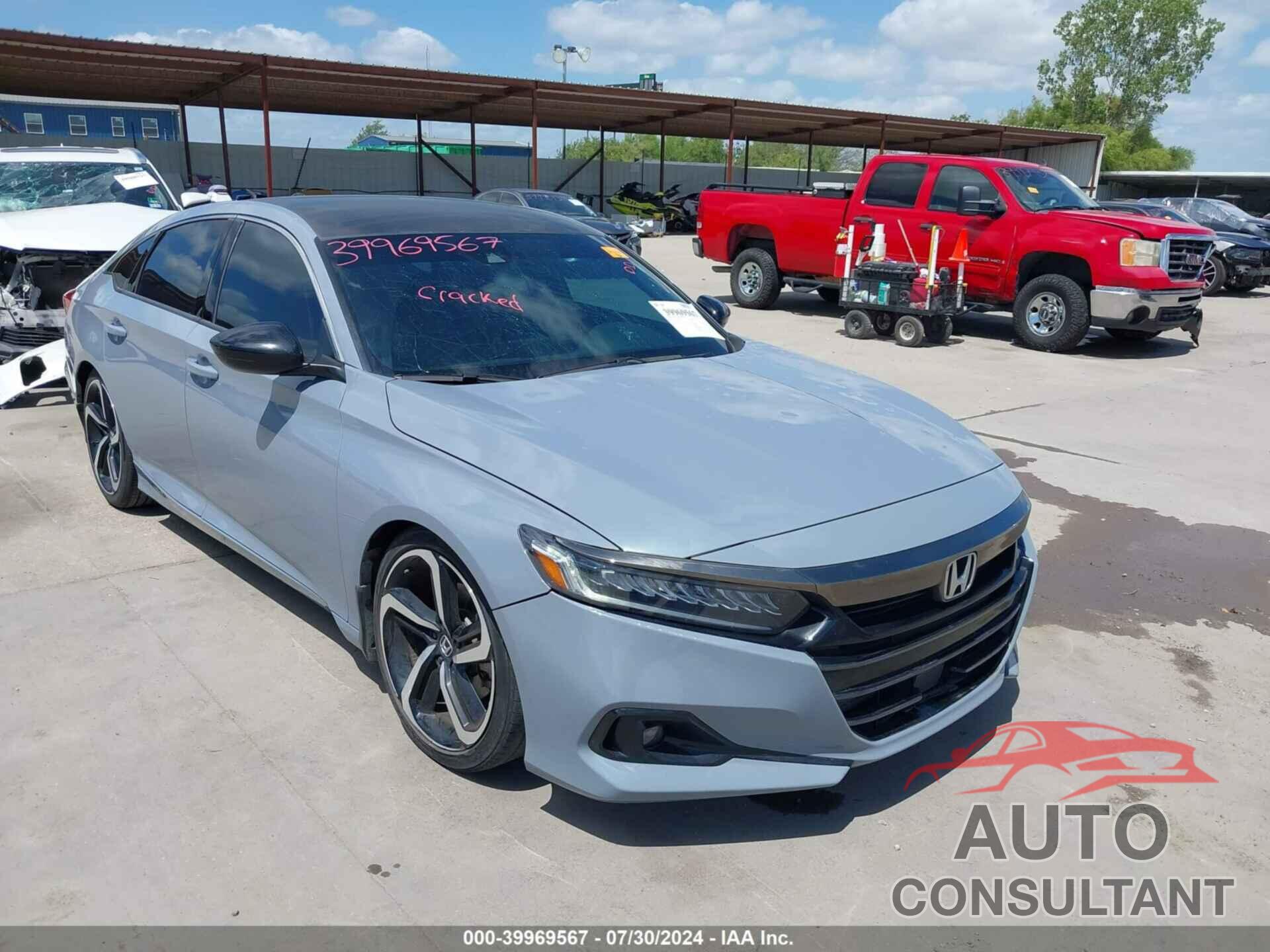 HONDA ACCORD 2021 - 1HGCV1F36MA122613
