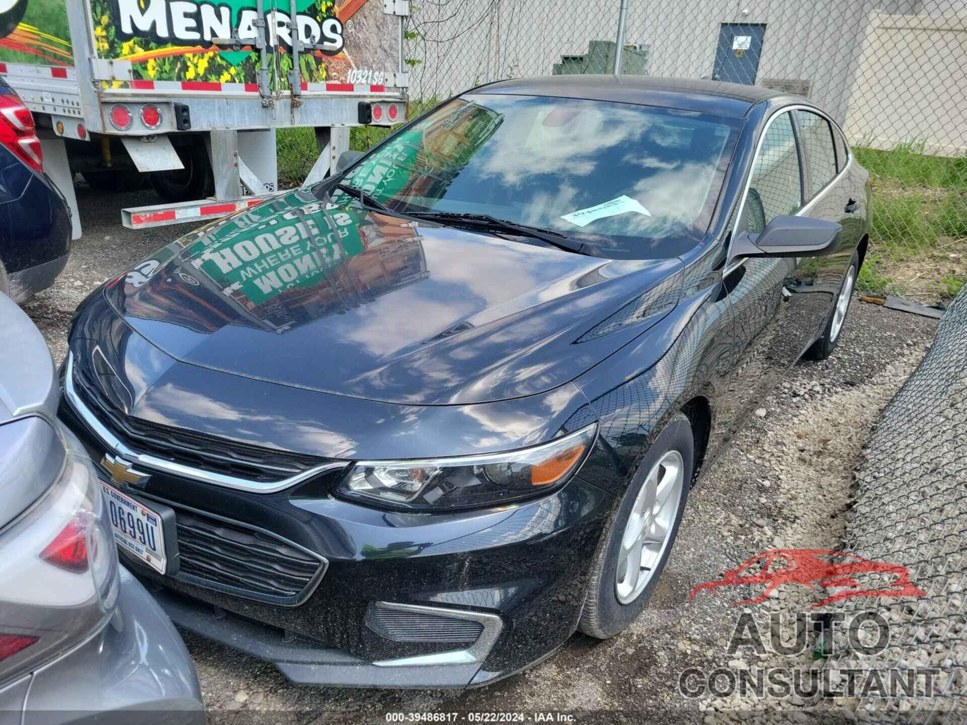 CHEVROLET MALIBU 2017 - 1G1ZC5ST6HF250430