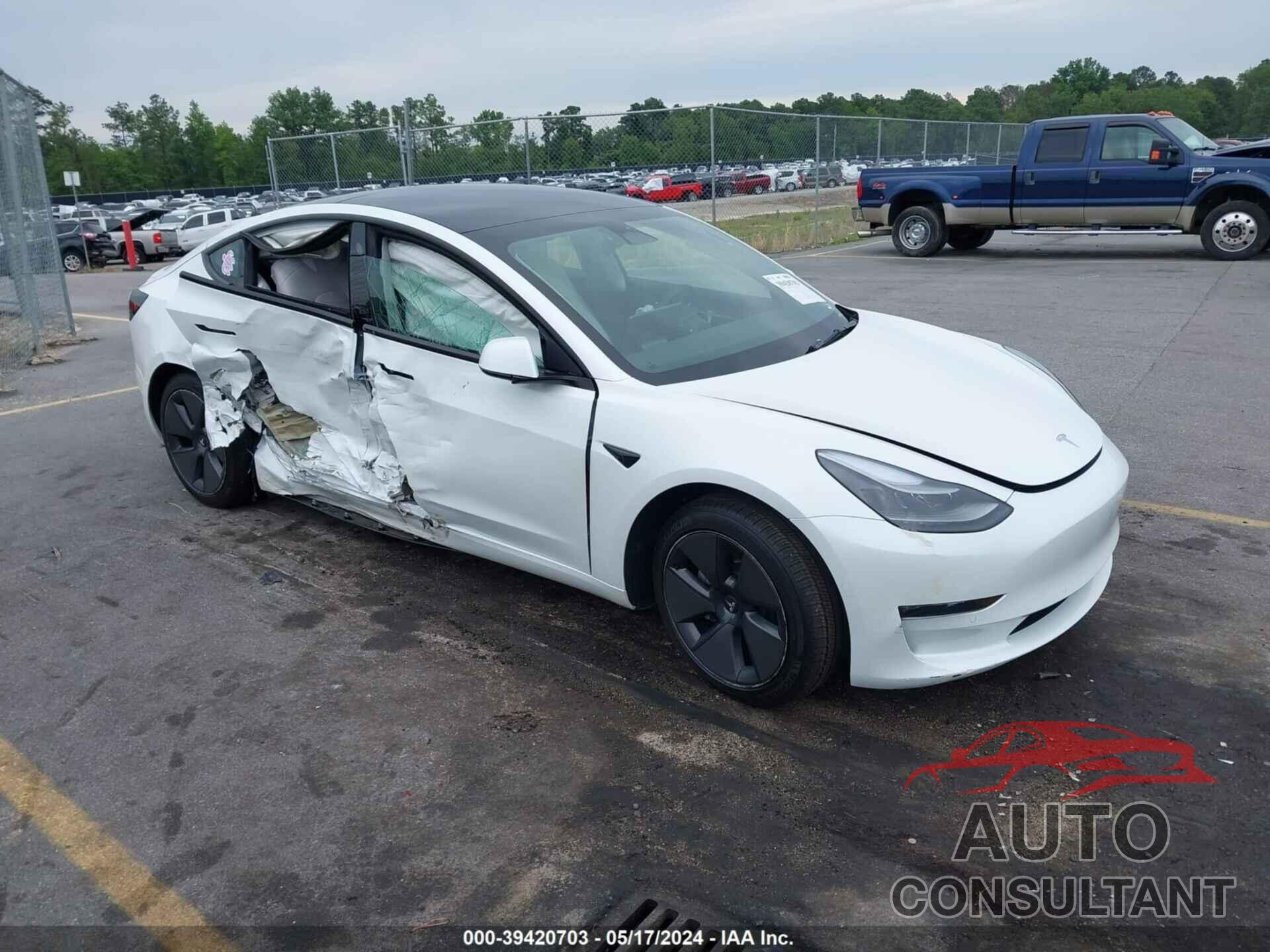 TESLA MODEL 3 2022 - 5YJ3E1EB0NF267002