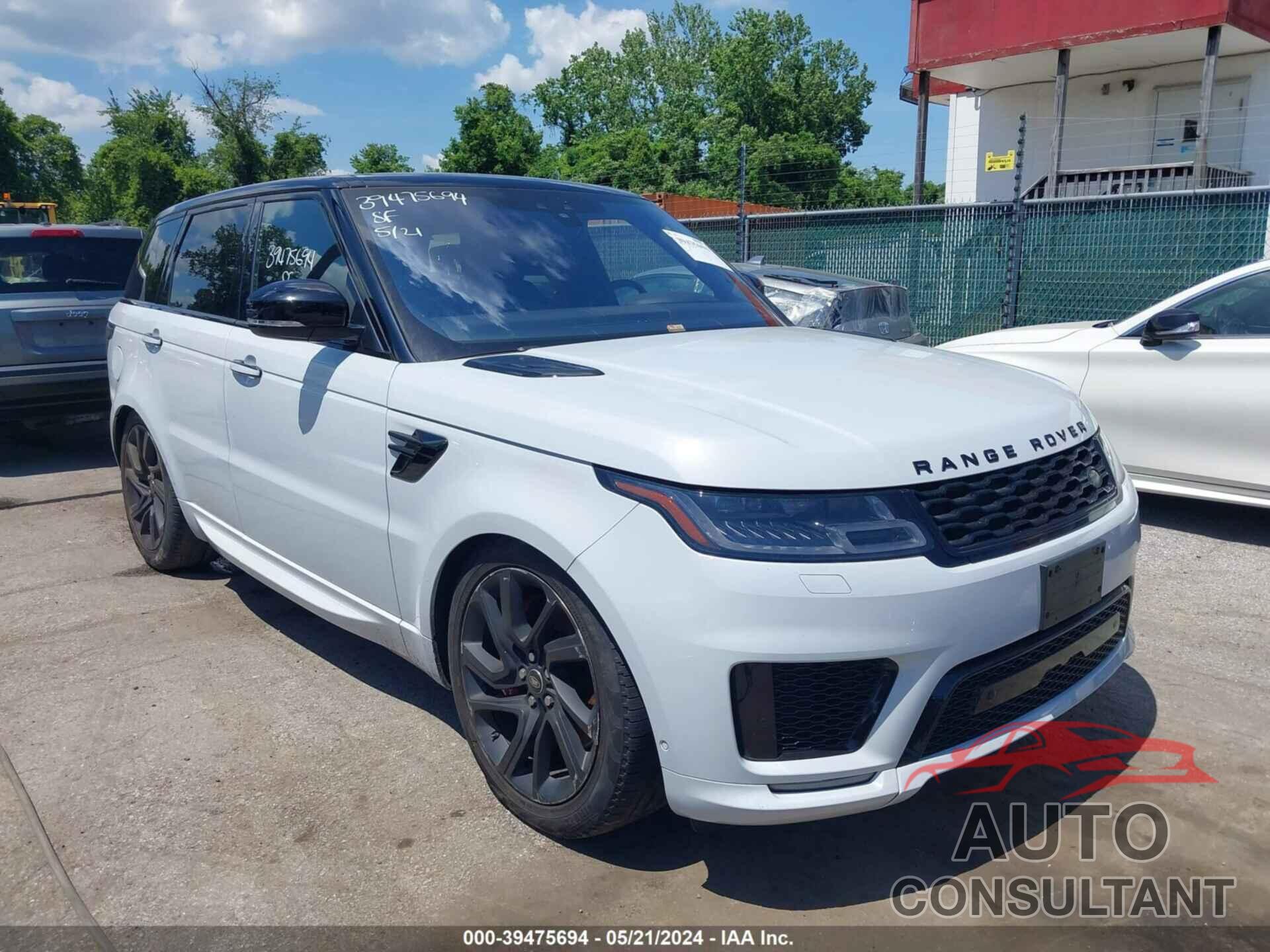 LAND ROVER RANGE ROVER SPORT 2018 - SALWV2SV7JA402733