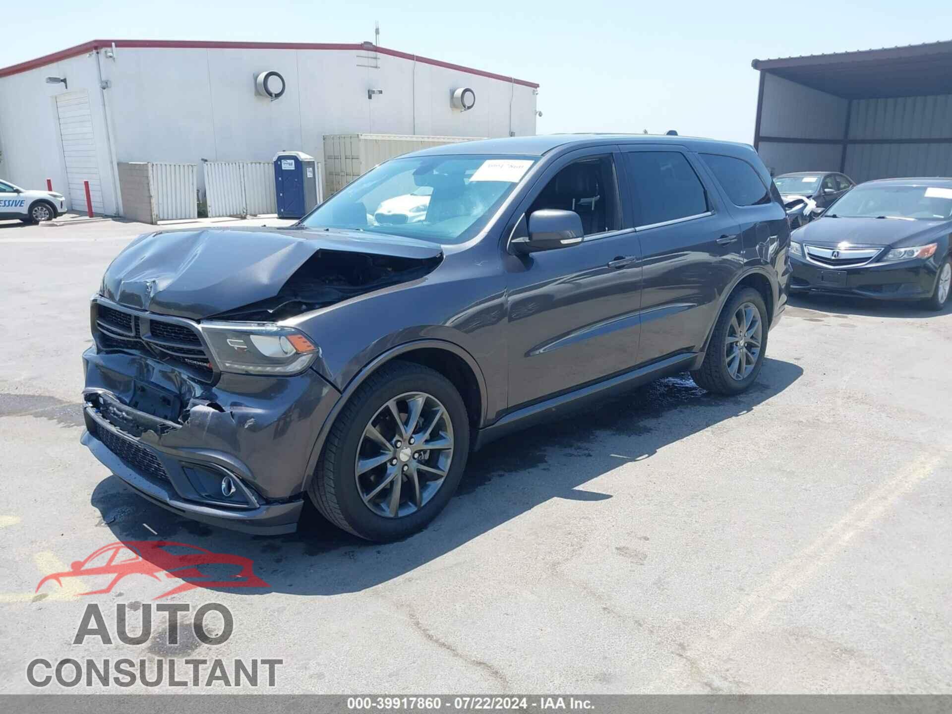 DODGE DURANGO 2017 - 1C4RDHDG1HC896644
