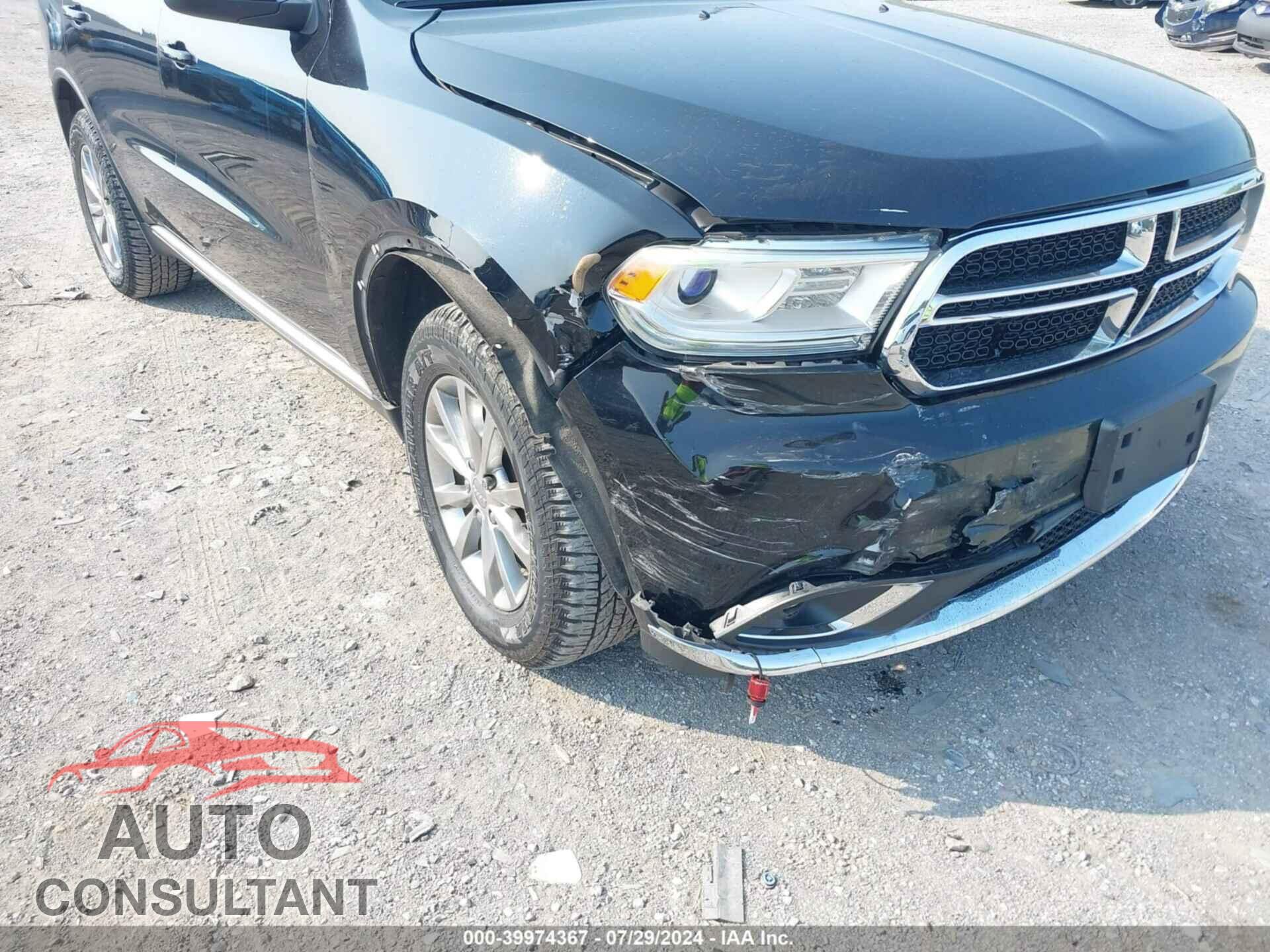 DODGE DURANGO 2017 - 1C4RDJAG8HC762225