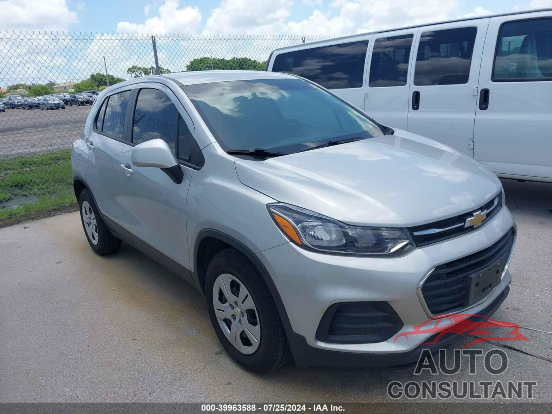 CHEVROLET TRAX 2018 - 3GNCJKSB3JL352411