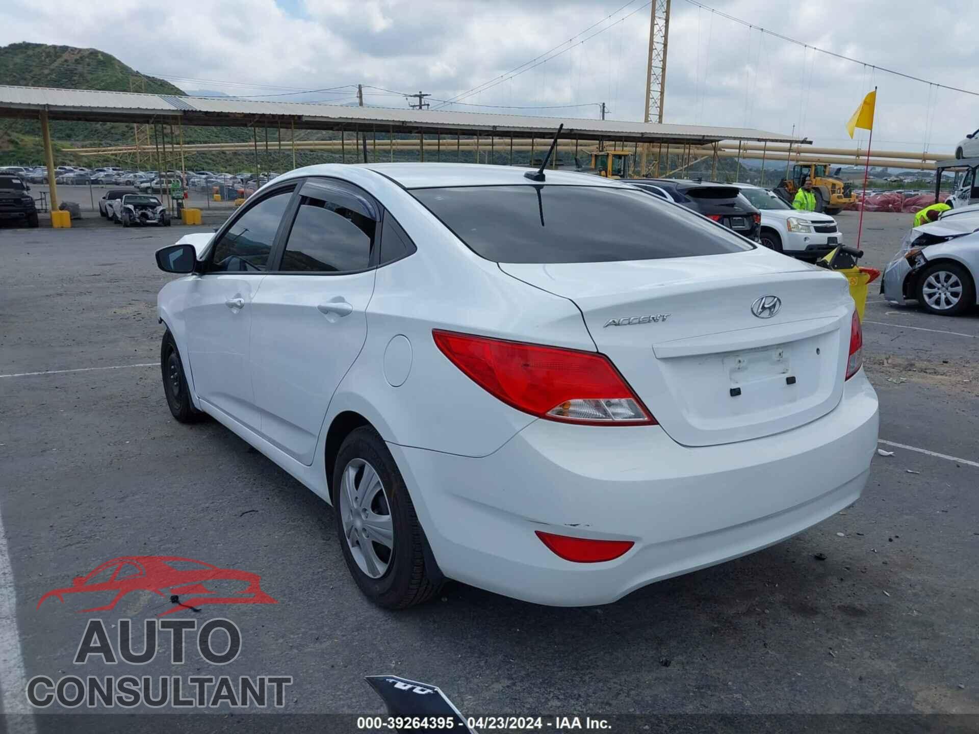 HYUNDAI ACCENT 2017 - KMHCT4AE7HU343149