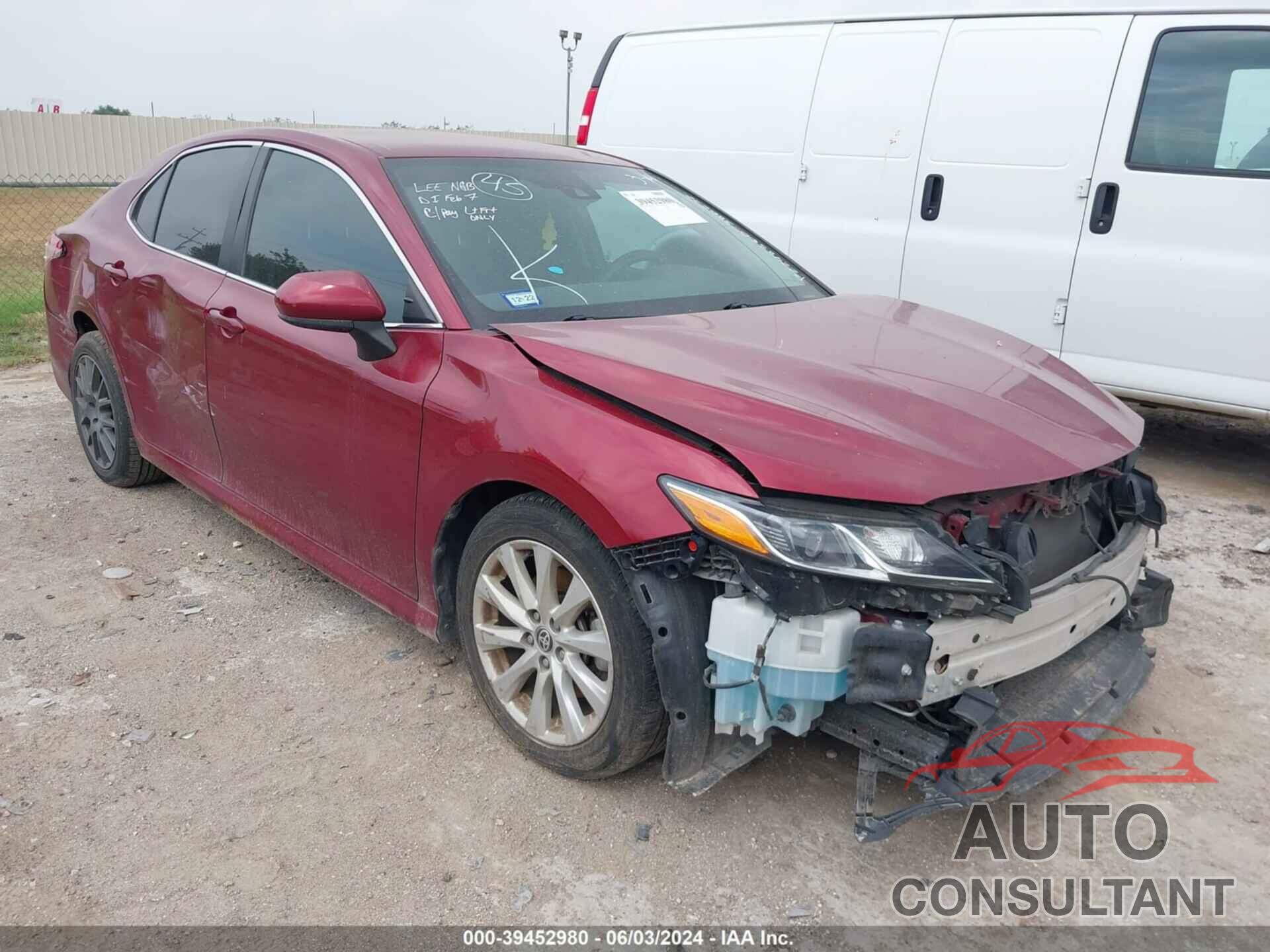TOYOTA CAMRY 2020 - 4T1C11AK8LU386272
