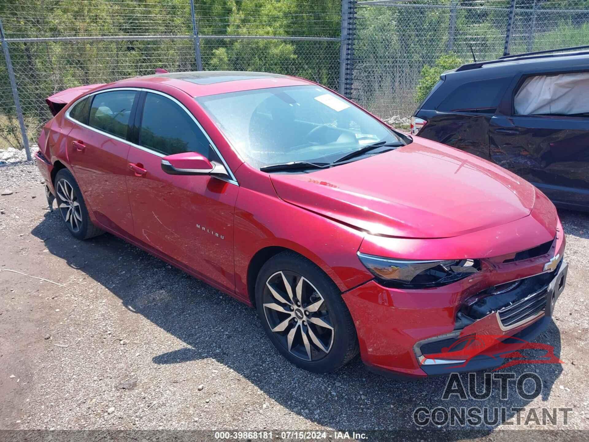 CHEVROLET MALIBU 2016 - 1G1ZE5ST6GF182431