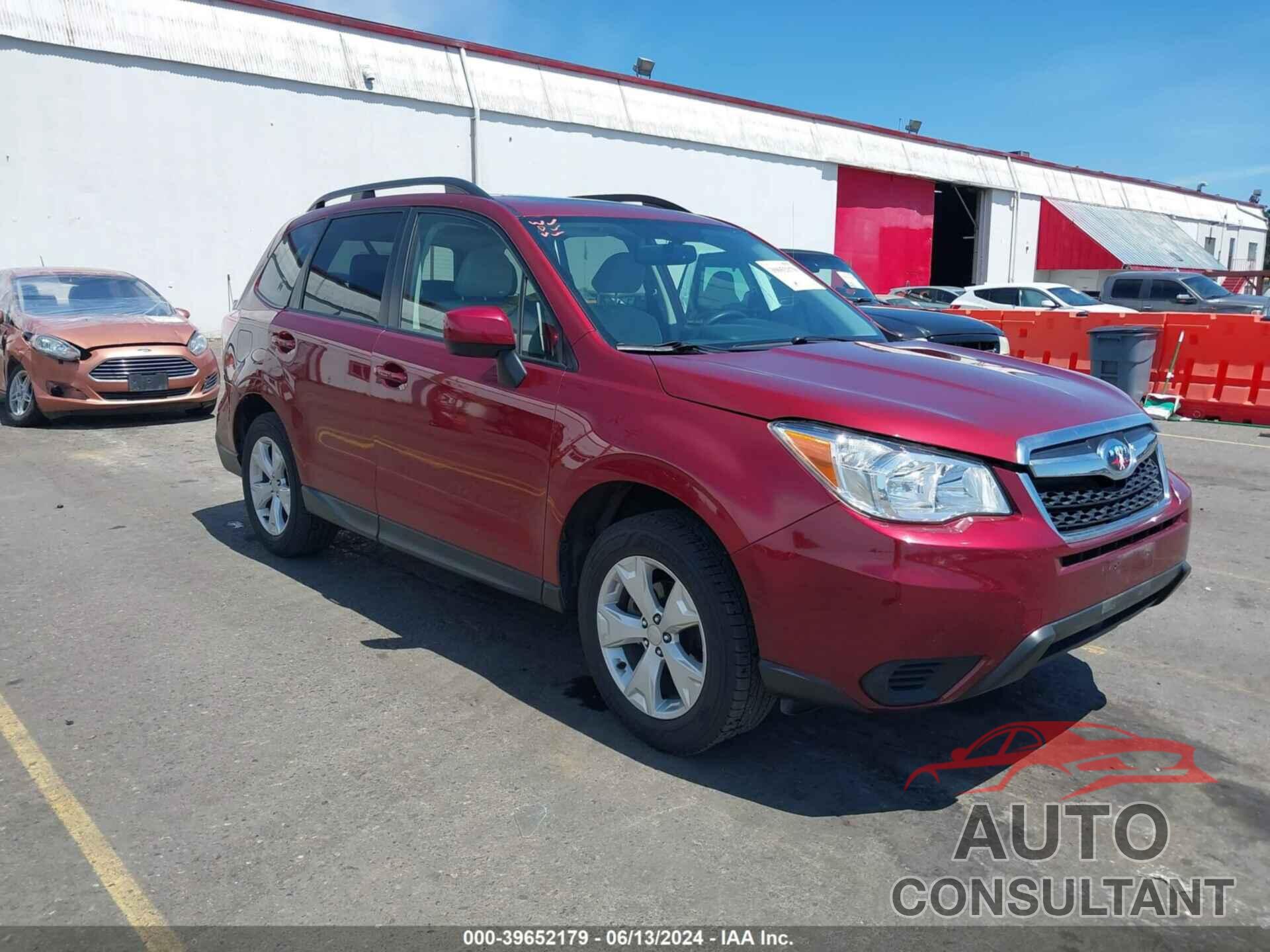 SUBARU FORESTER 2016 - JF2SJADC0GH520292