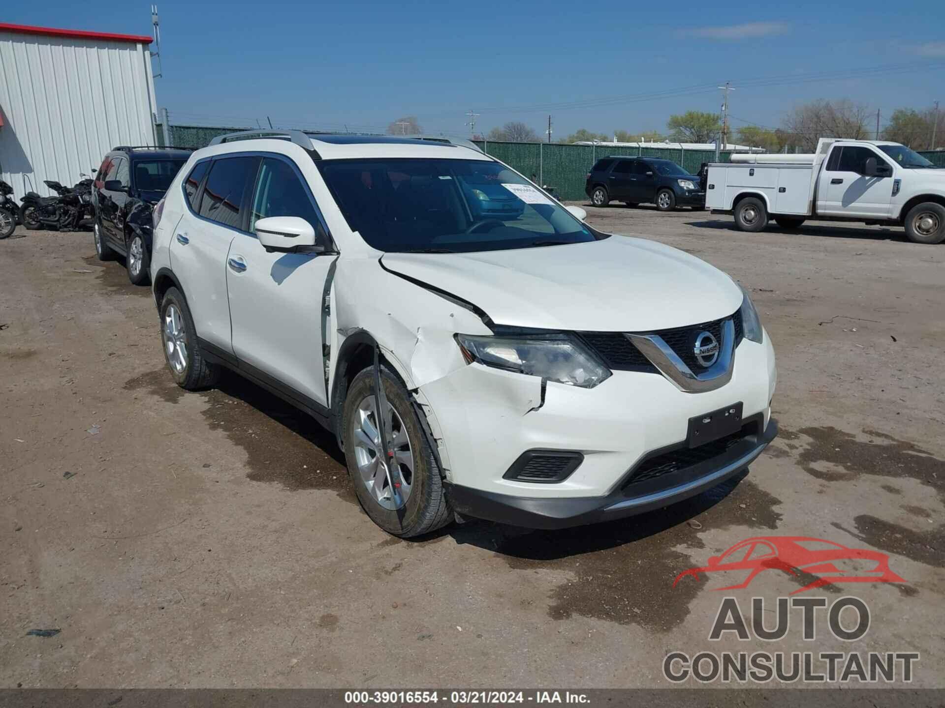 NISSAN ROGUE 2016 - 5N1AT2MT9GC886237