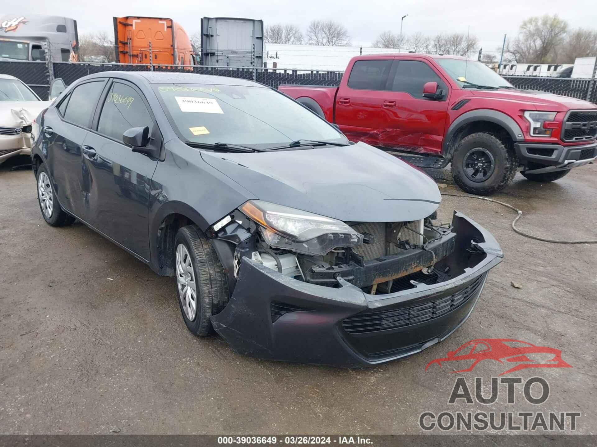 TOYOTA COROLLA 2017 - 5YFBURHE1HP734097