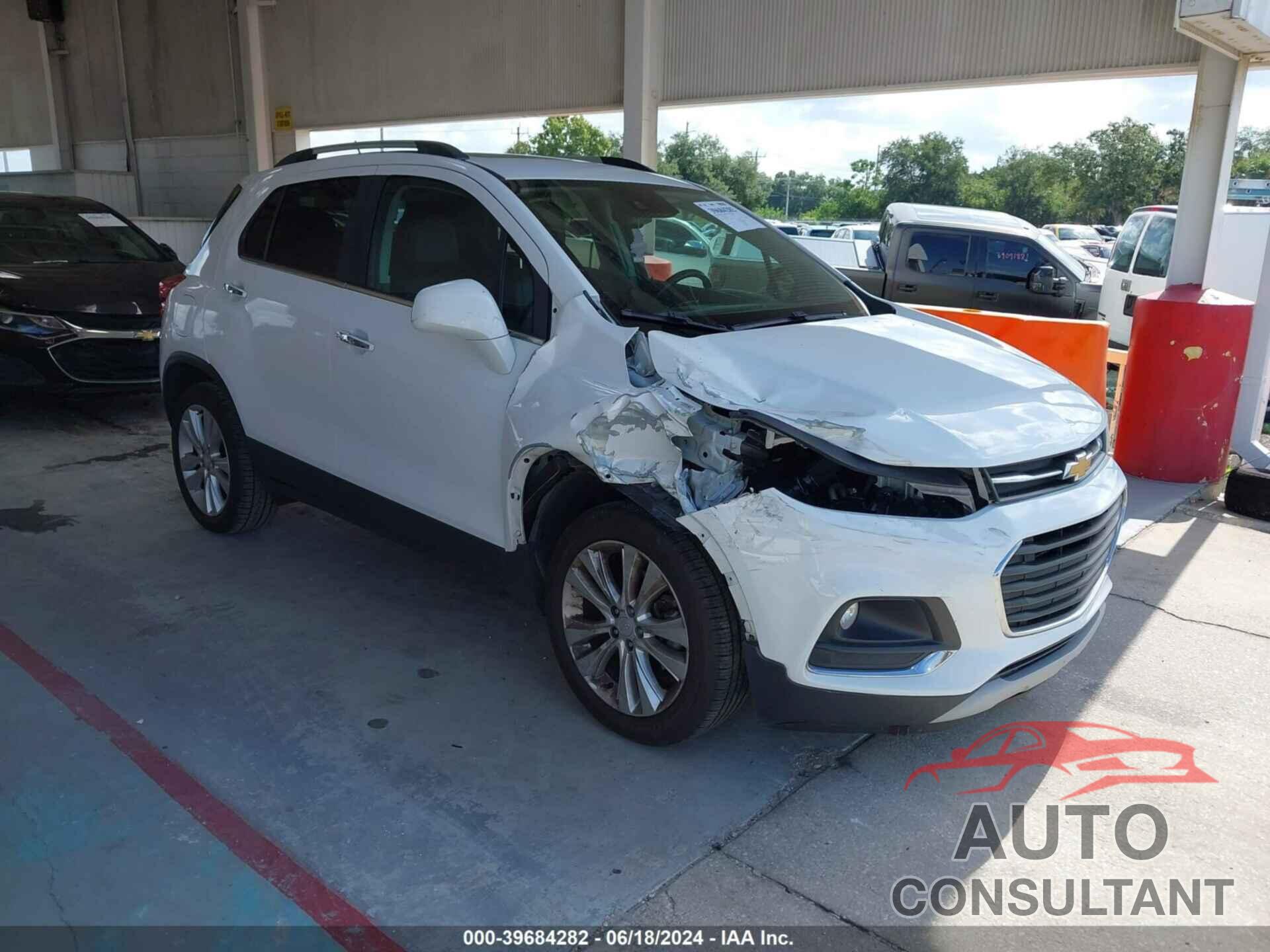 CHEVROLET TRAX 2018 - 3GNCJMSB8JL248315