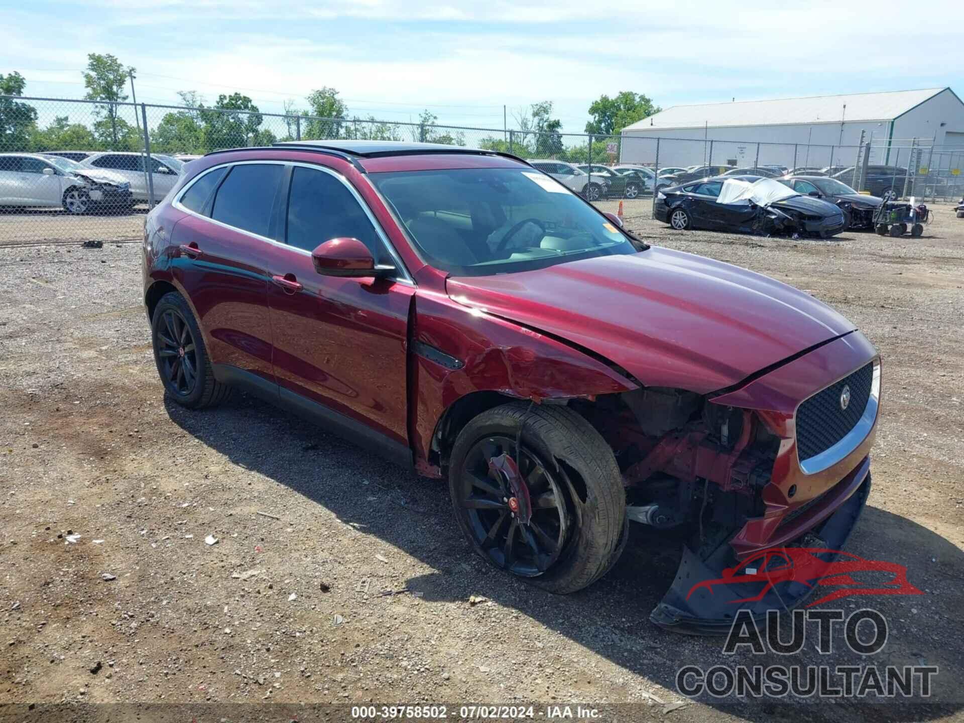 JAGUAR F-PACE 2017 - SADCK2BV8HA497966