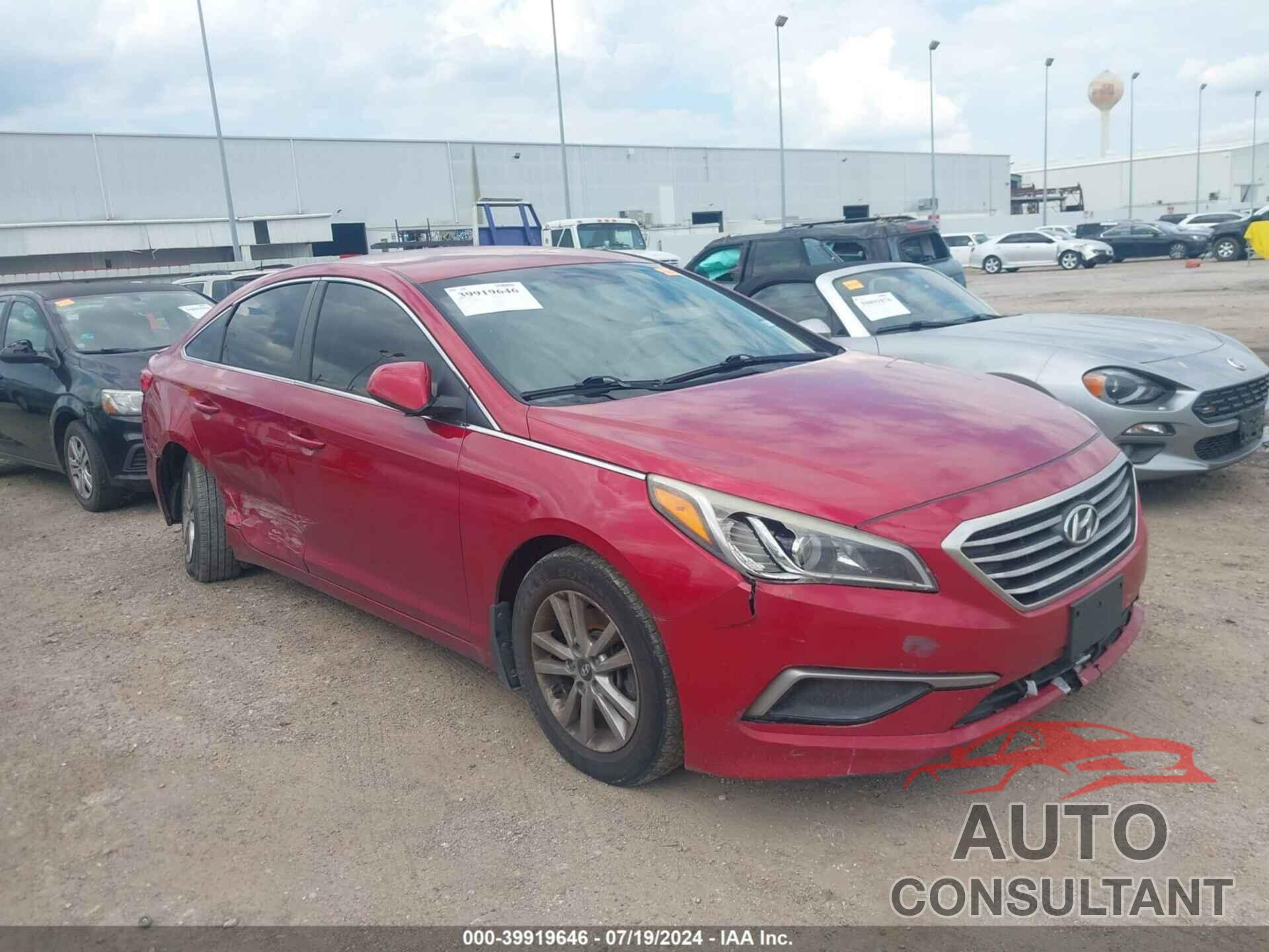 HYUNDAI SONATA 2017 - 5NPE24AF5HH466645