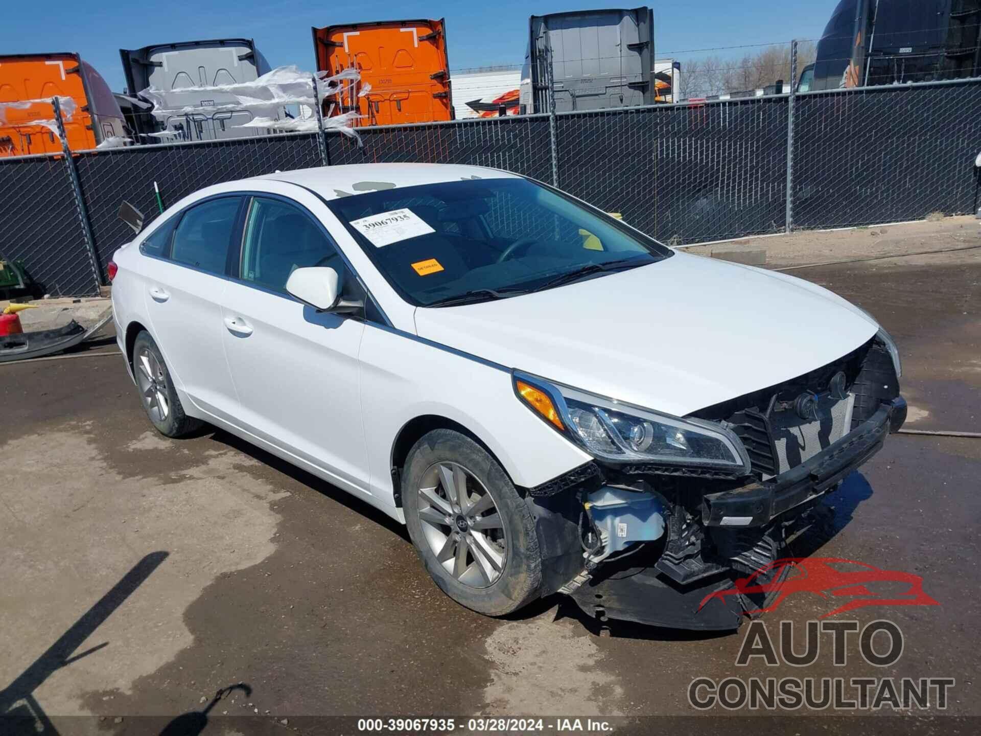 HYUNDAI SONATA 2016 - 5NPE24AF2GH321027