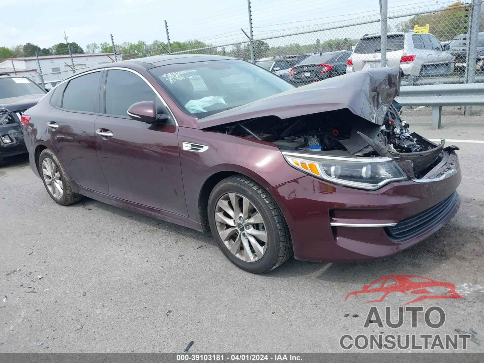 KIA OPTIMA 2016 - 5XXGU4L36GG085418