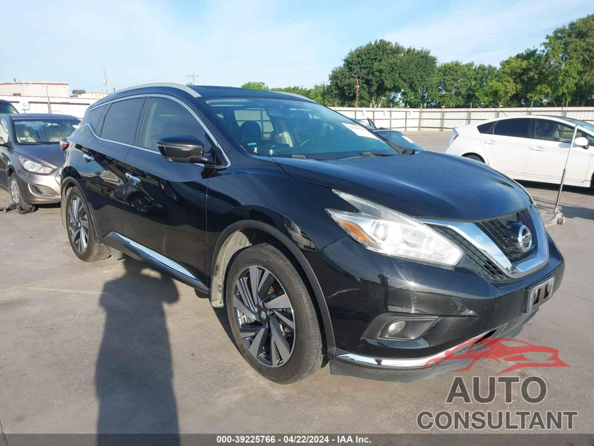 NISSAN MURANO 2018 - 5N1AZ2MG4JN157916