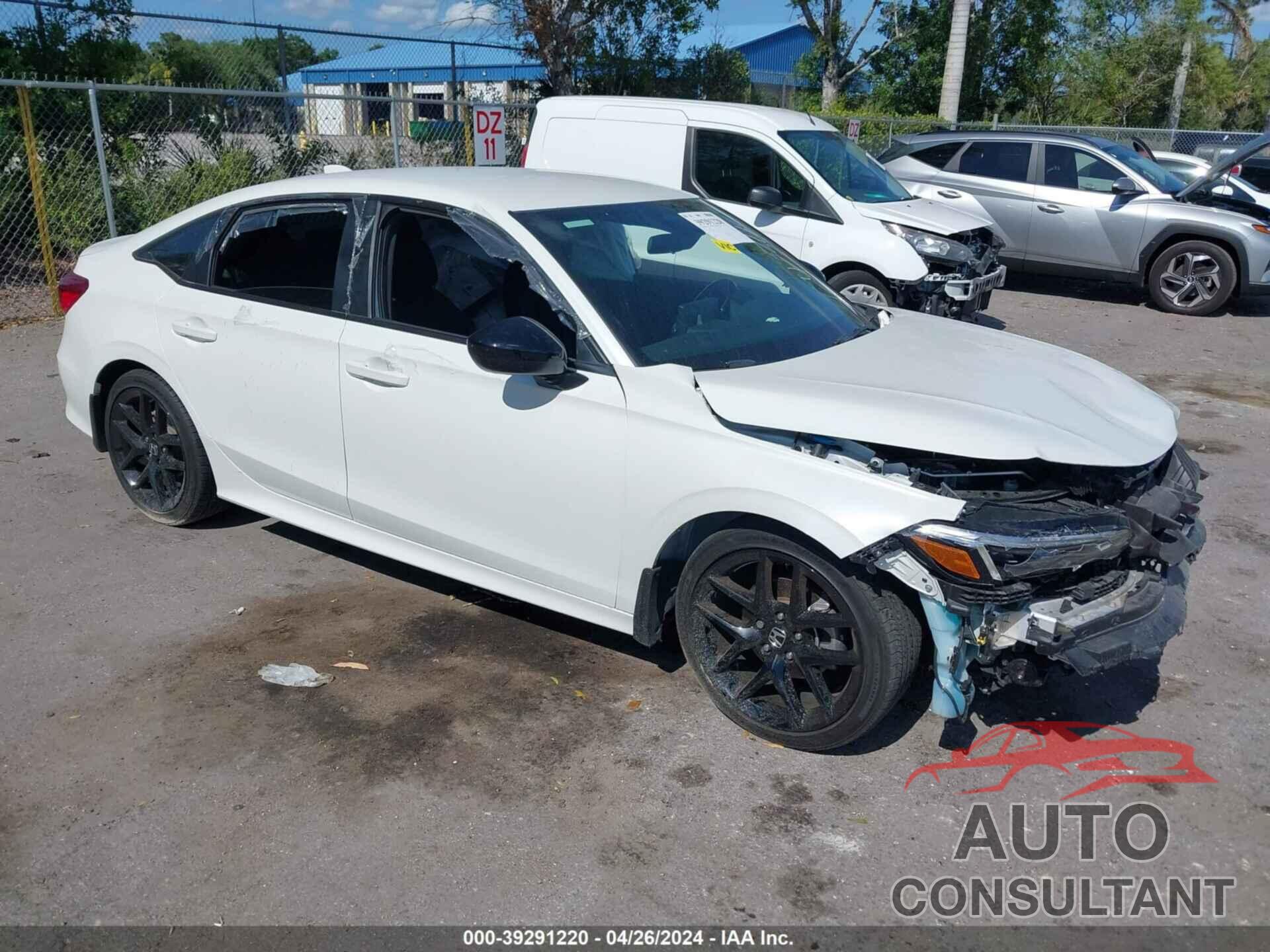 HONDA CIVIC 2022 - 2HGFE2F52NH566434