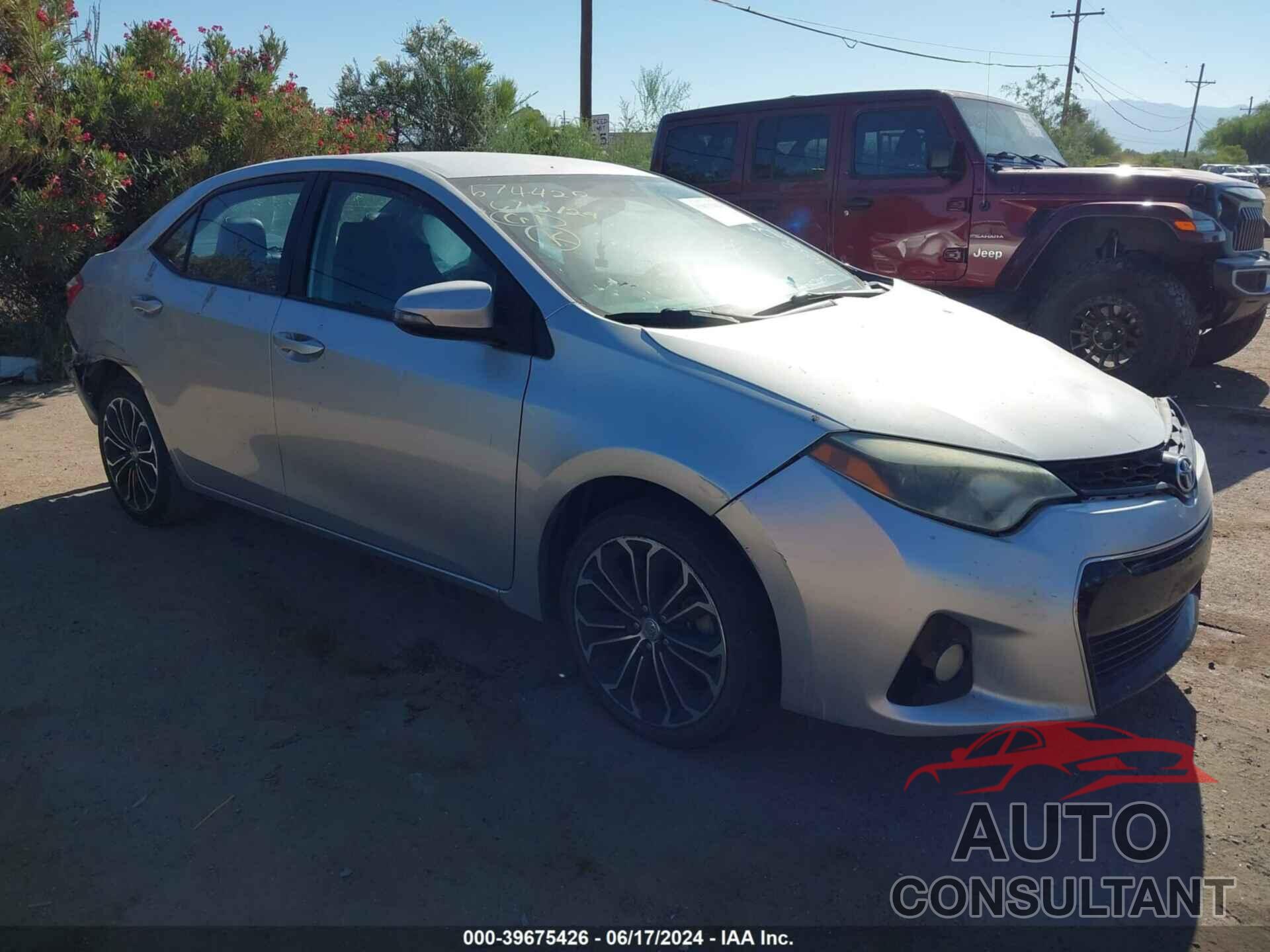 TOYOTA COROLLA 2016 - 5YFBURHE9GP408241