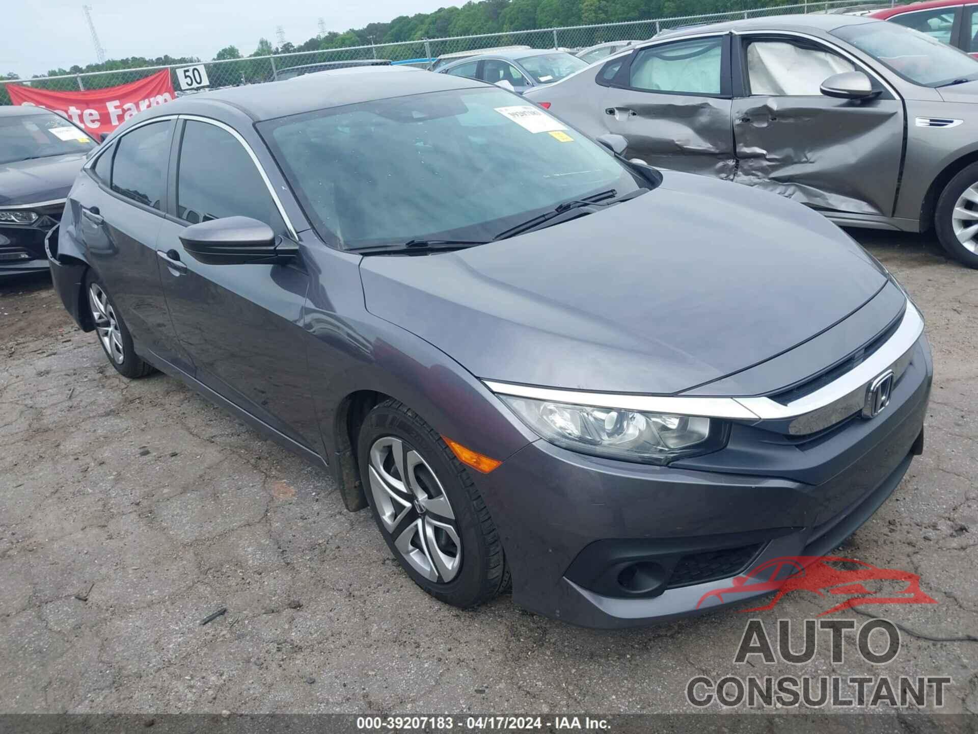 HONDA CIVIC 2018 - 2HGFC2F69JH596118