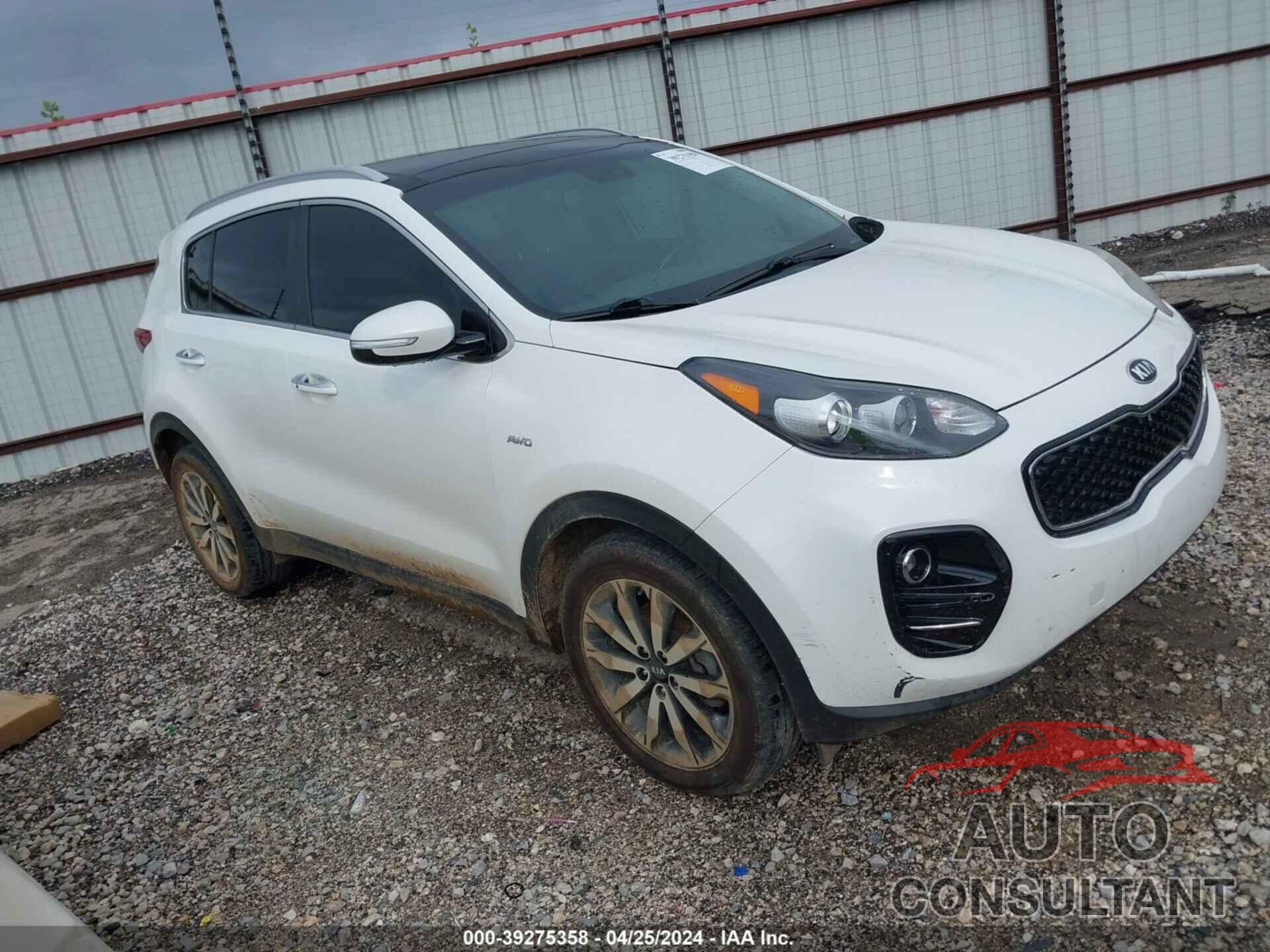 KIA SPORTAGE 2017 - KNDPNCAC6H7262649