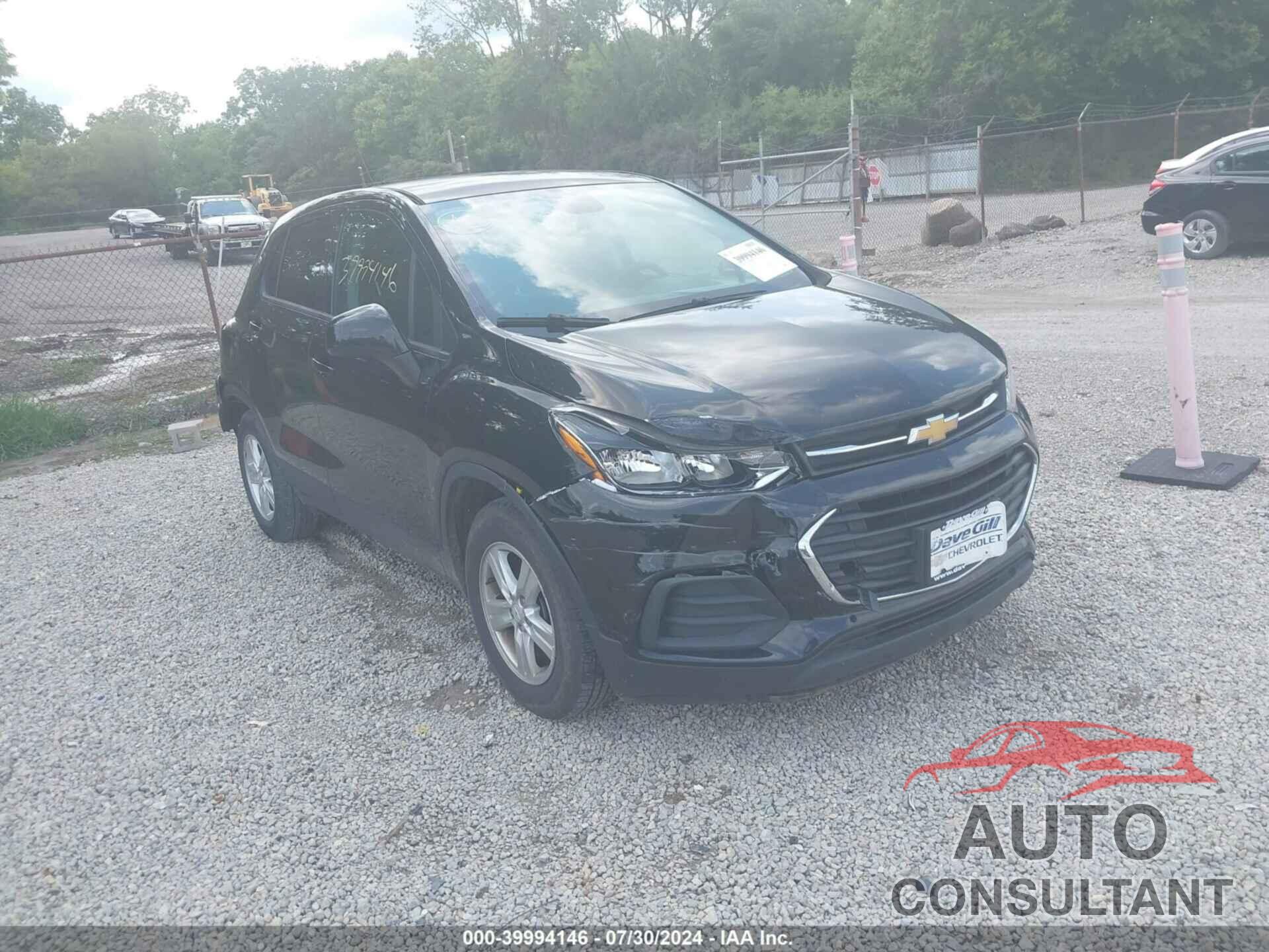 CHEVROLET TRAX 2020 - KL7CJKSB2LB070495