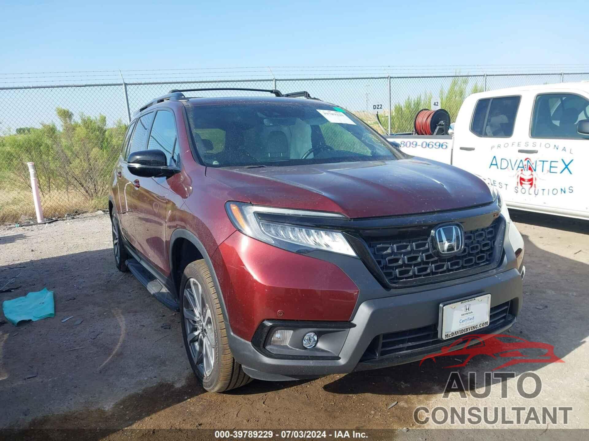 HONDA PASSPORT 2021 - 5FNYF8H08MB035090