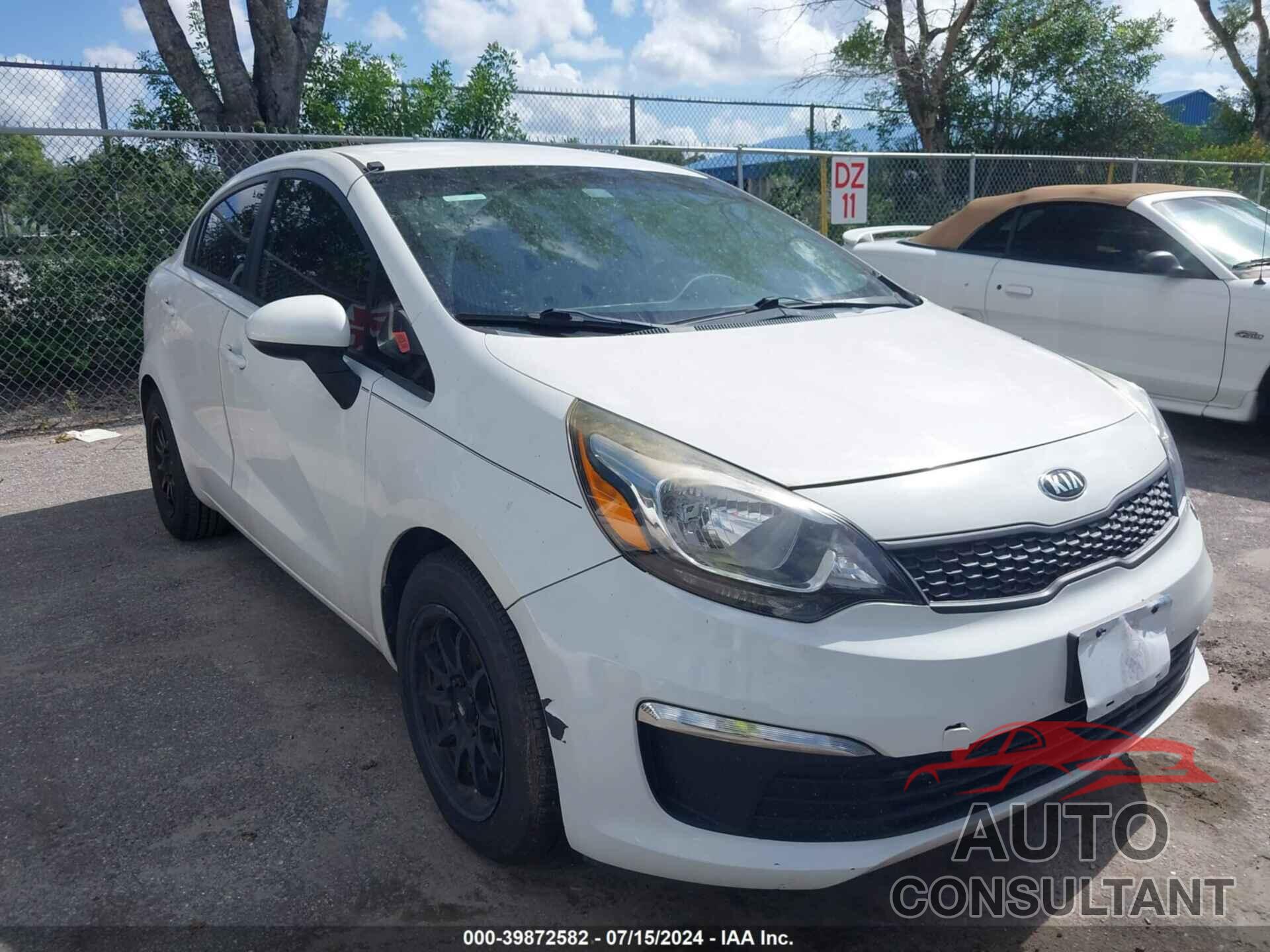 KIA RIO 2016 - KNADM4A36G6624847