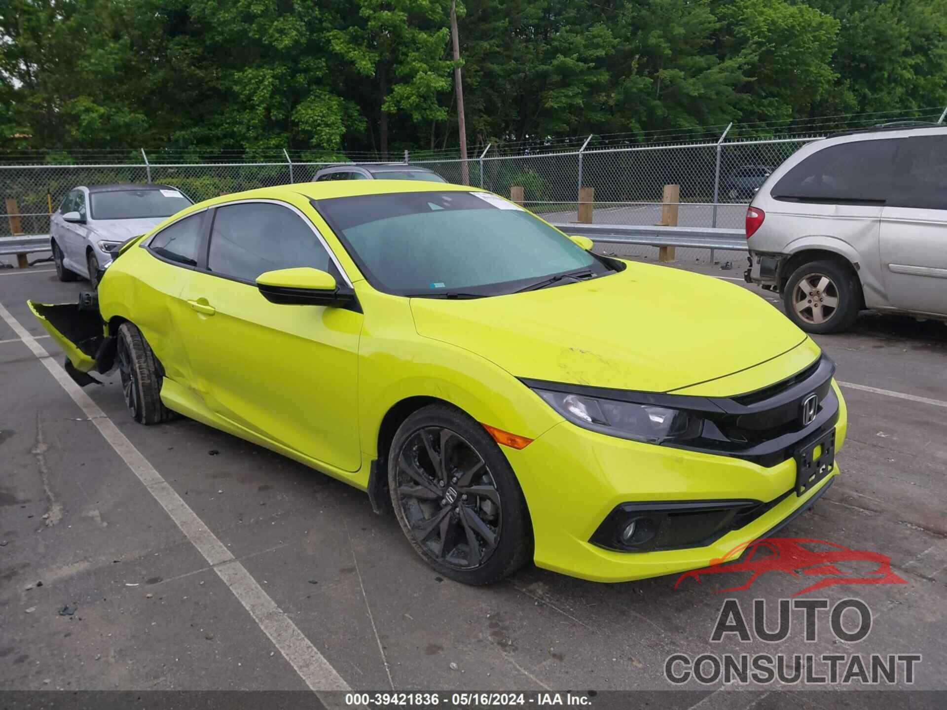 HONDA CIVIC 2019 - 2HGFC4B85KH304453