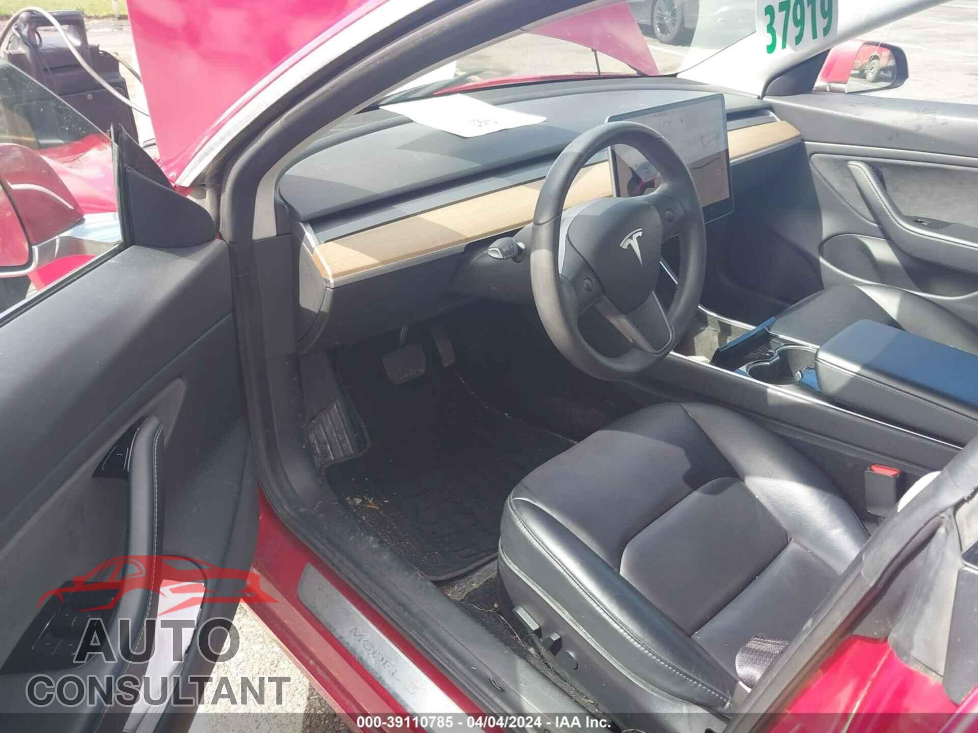 TESLA MODEL 3 2019 - 5YJ3E1EB5KF452478