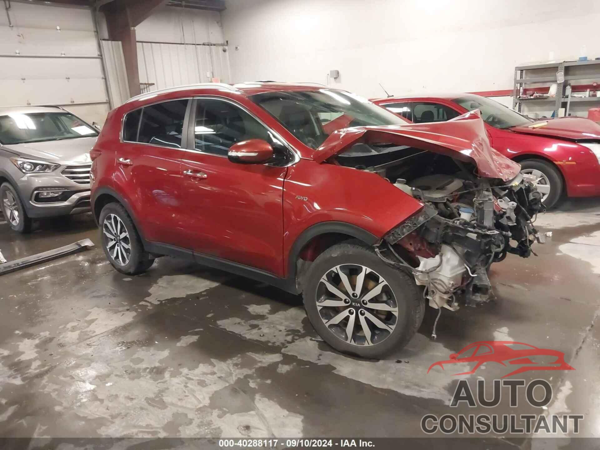 KIA SPORTAGE 2018 - KNDPNCAC8J7461210