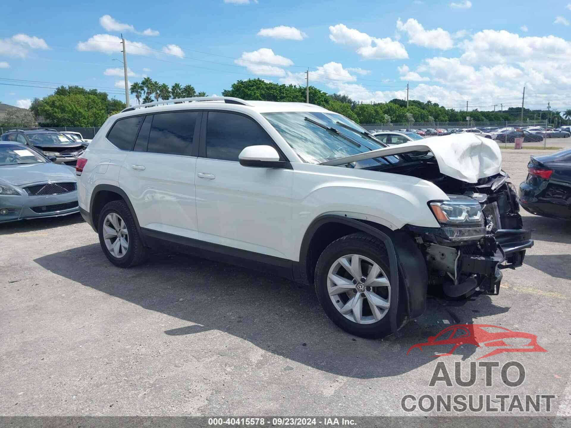 VOLKSWAGEN ATLAS 2018 - 1V2AP2CA4JC534584