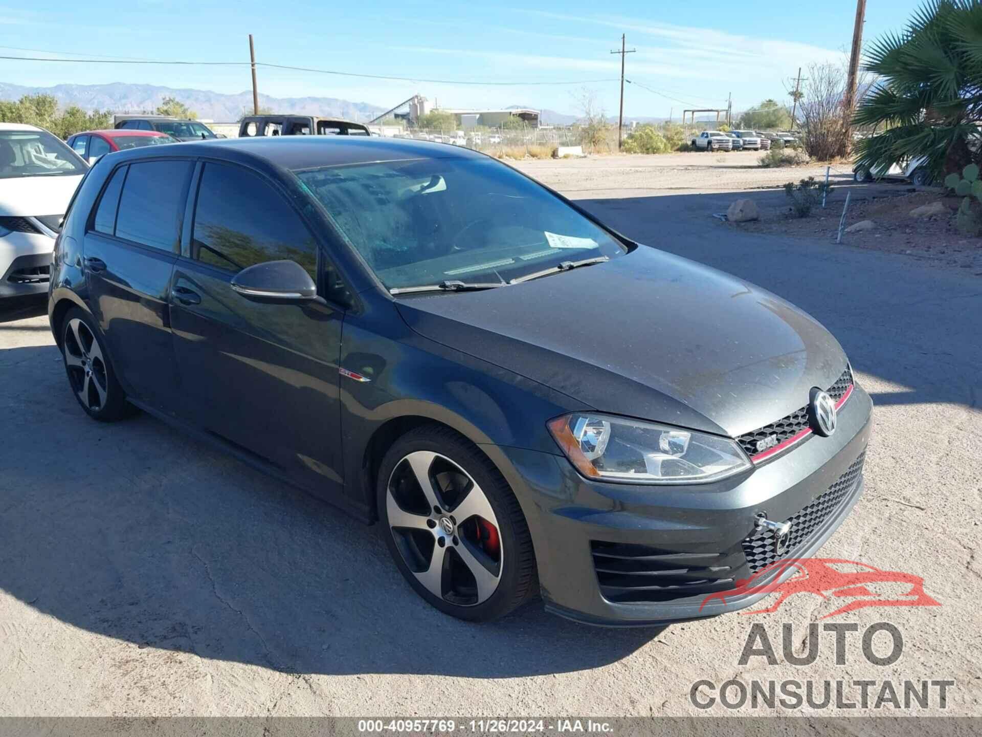 VOLKSWAGEN GOLF GTI 2017 - 3VW5T7AU5HM016675