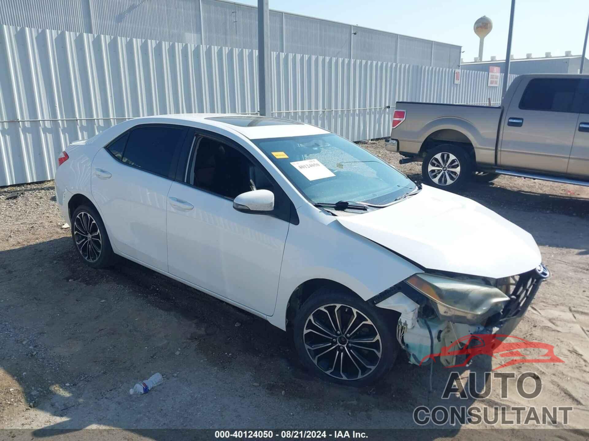 TOYOTA COROLLA 2016 - 2T1BURHE4GC590852