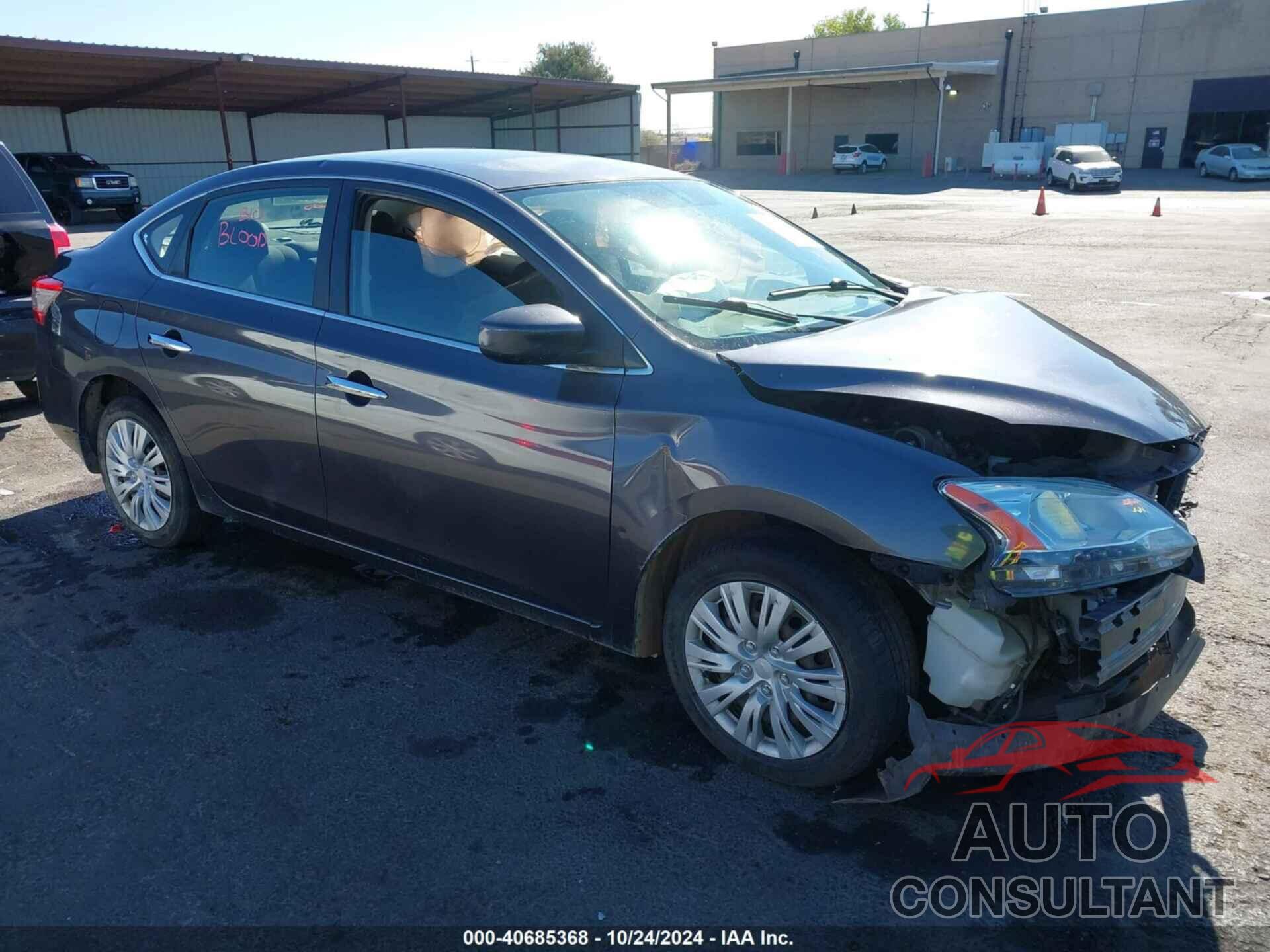 NISSAN SENTRA 2013 - 3N1AB7AP1DL743166