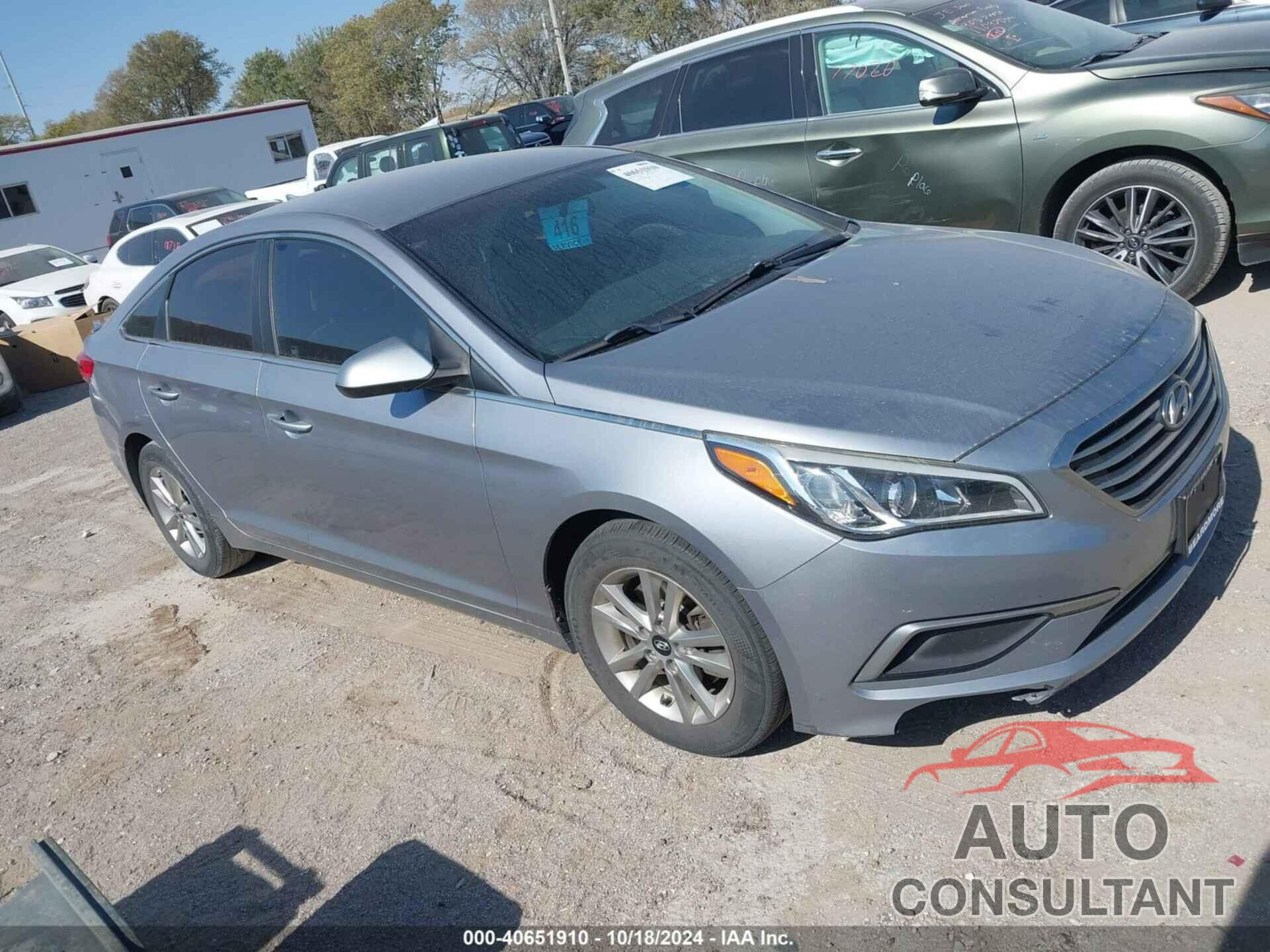 HYUNDAI SONATA 2016 - 5NPE24AFXGH409940