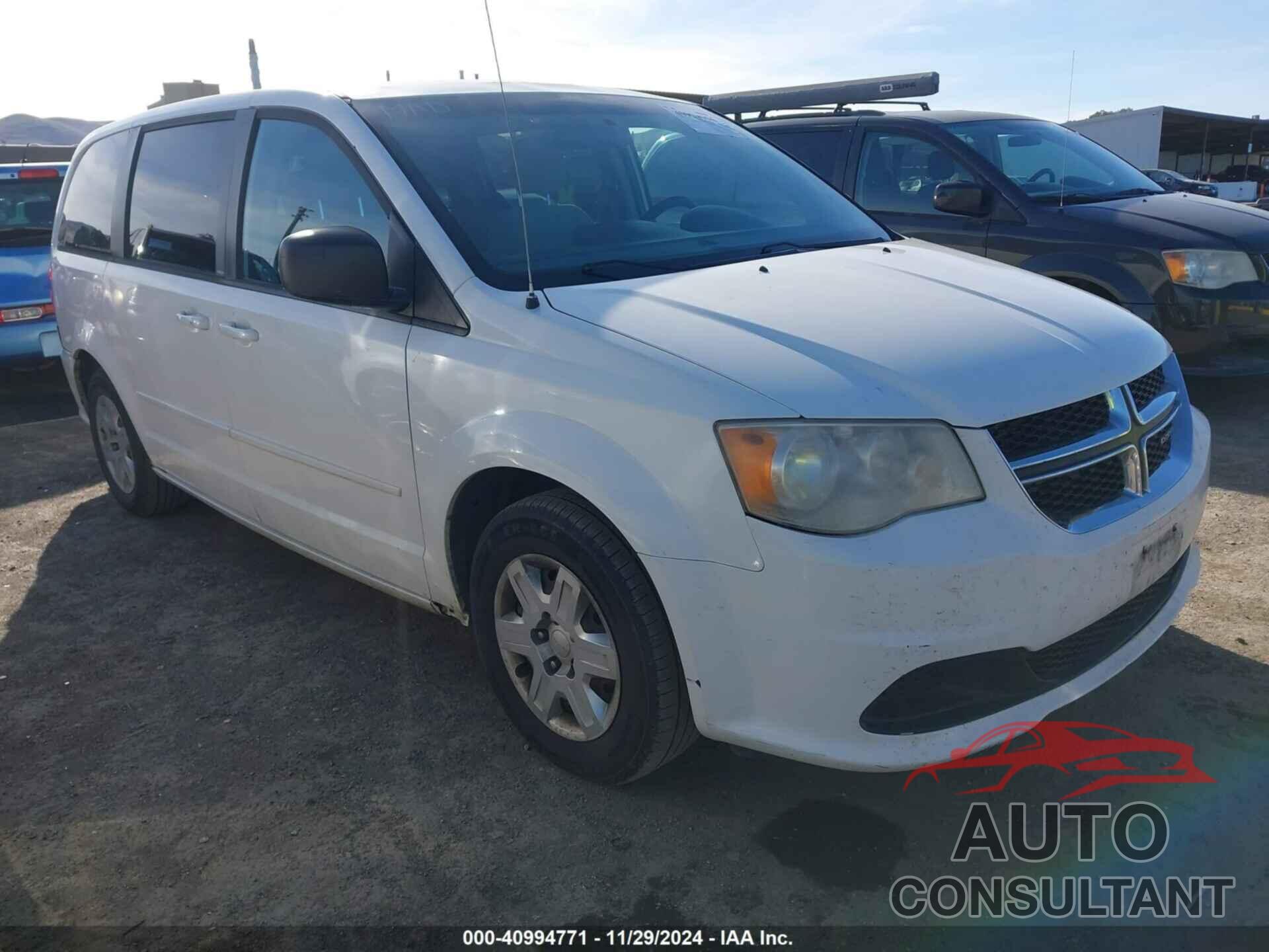 DODGE GRAND CARAVAN 2011 - 2D4RN4DG7BR795342
