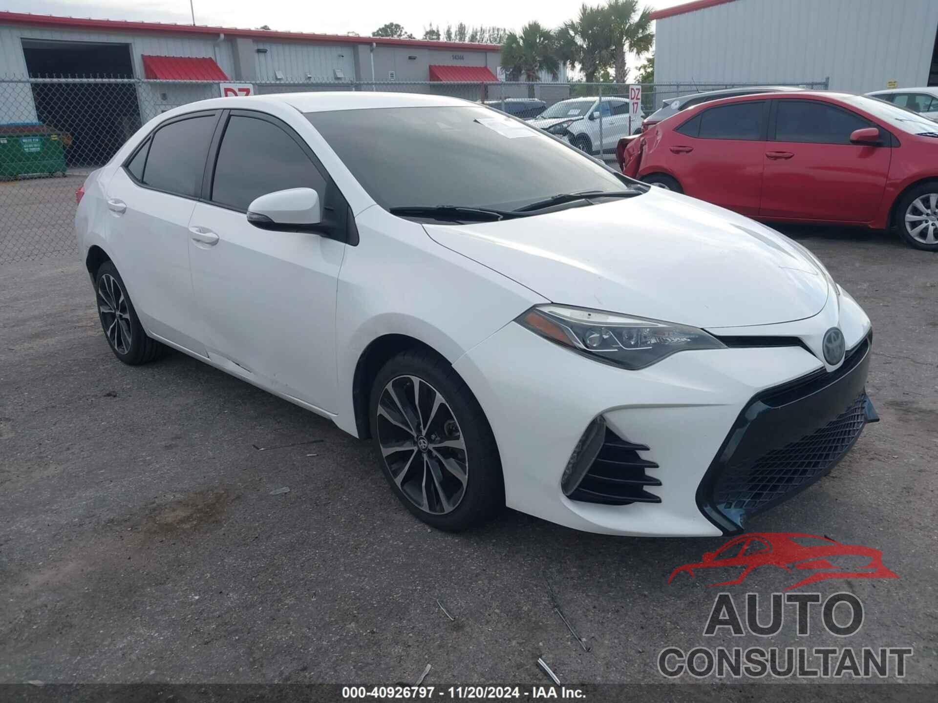 TOYOTA COROLLA 2017 - 2T1BURHE6HC915342