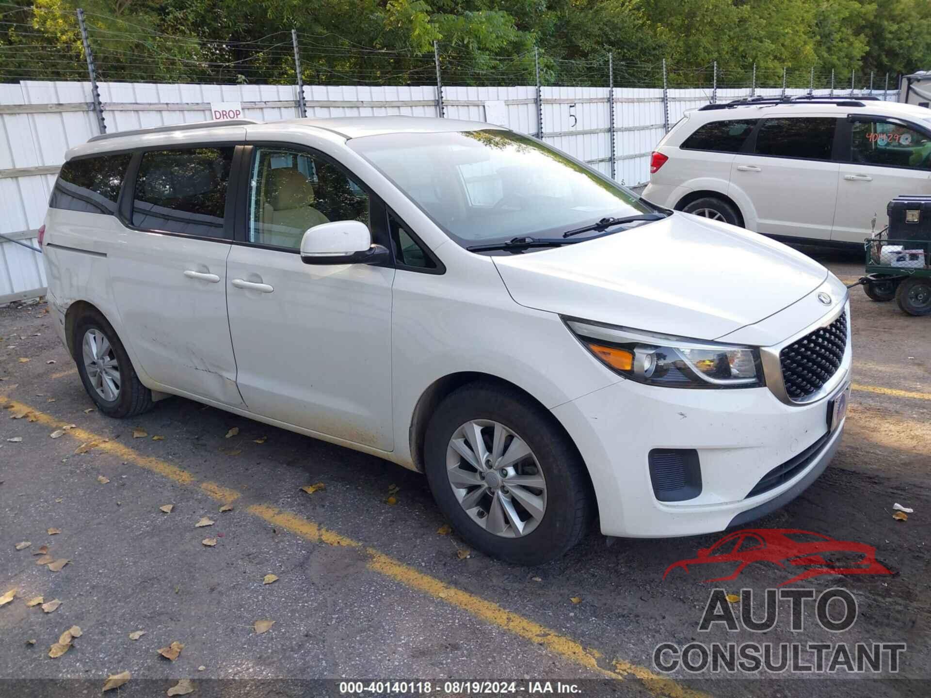 KIA SEDONA 2016 - KNDMB5C17G6191159