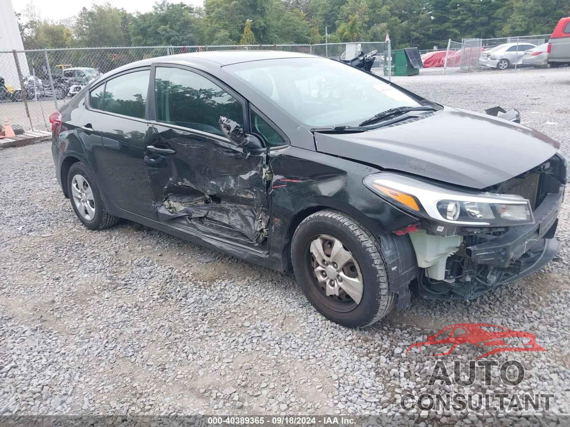 KIA FORTE 2017 - 3KPFK4A75HE075979