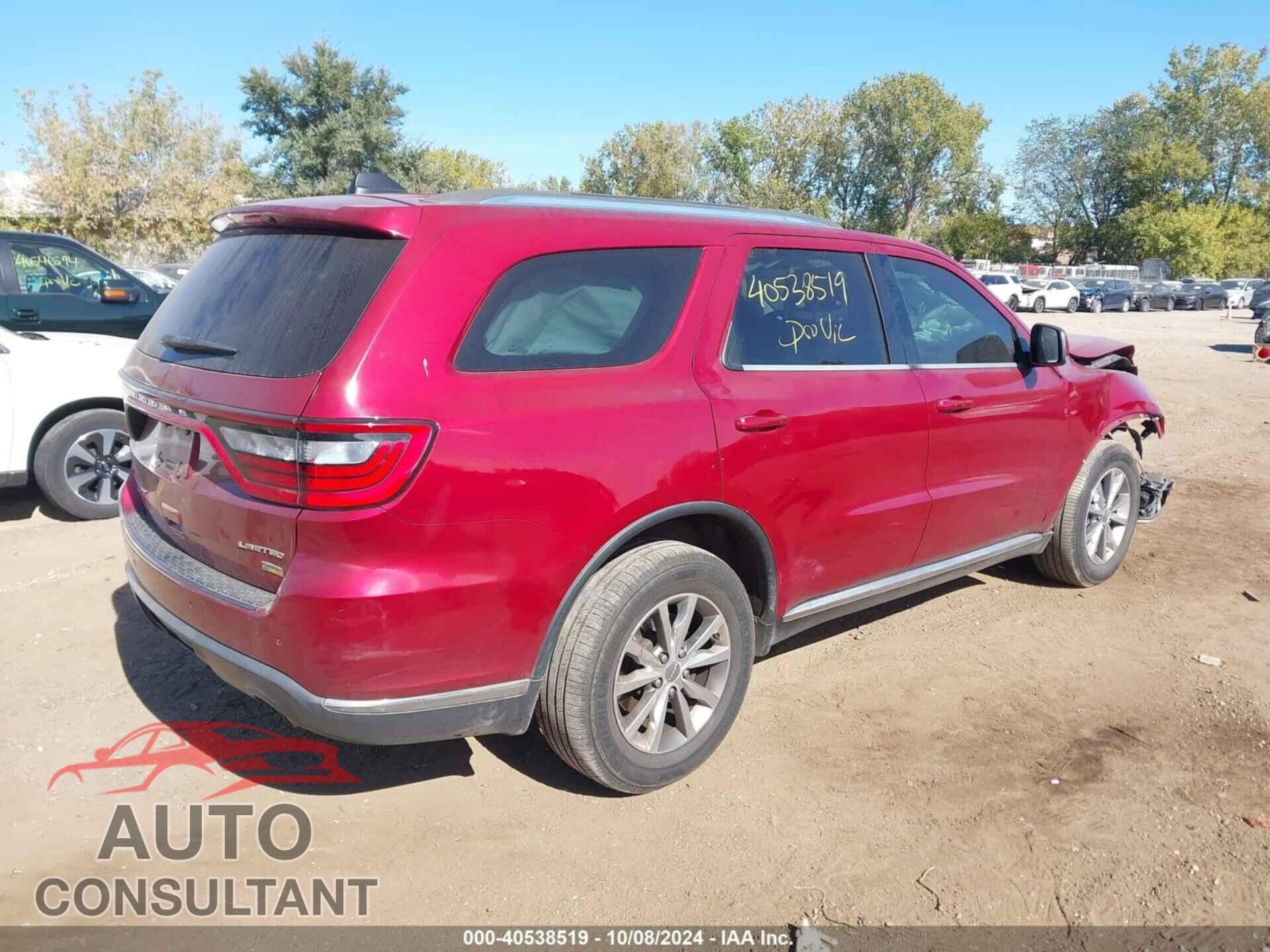 DODGE DURANGO 2014 - 1C4RDJDG4EC522385