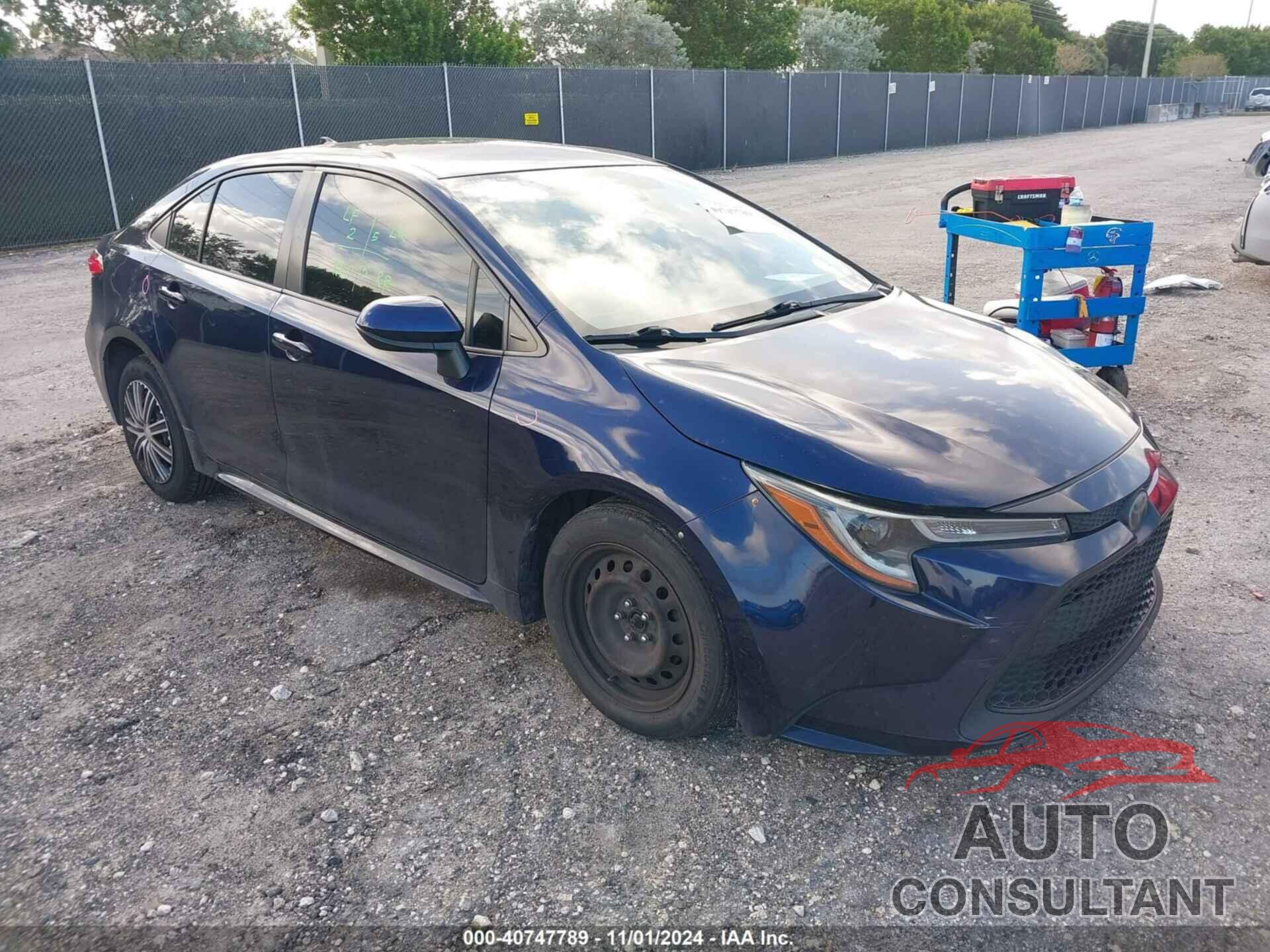 TOYOTA COROLLA 2020 - JTDEPRAE9LJ020942