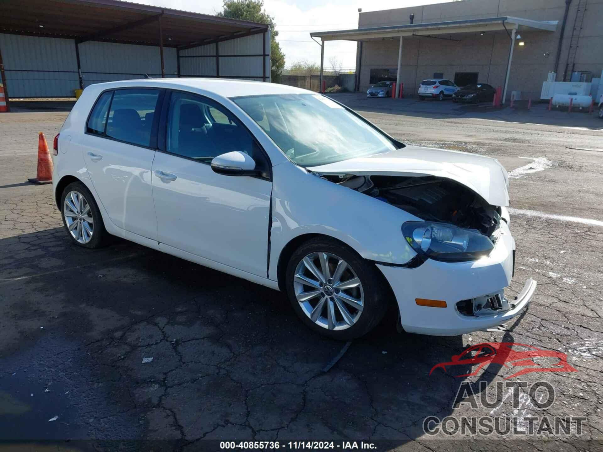 VOLKSWAGEN GOLF 2012 - WVWDM7AJ4CW213024