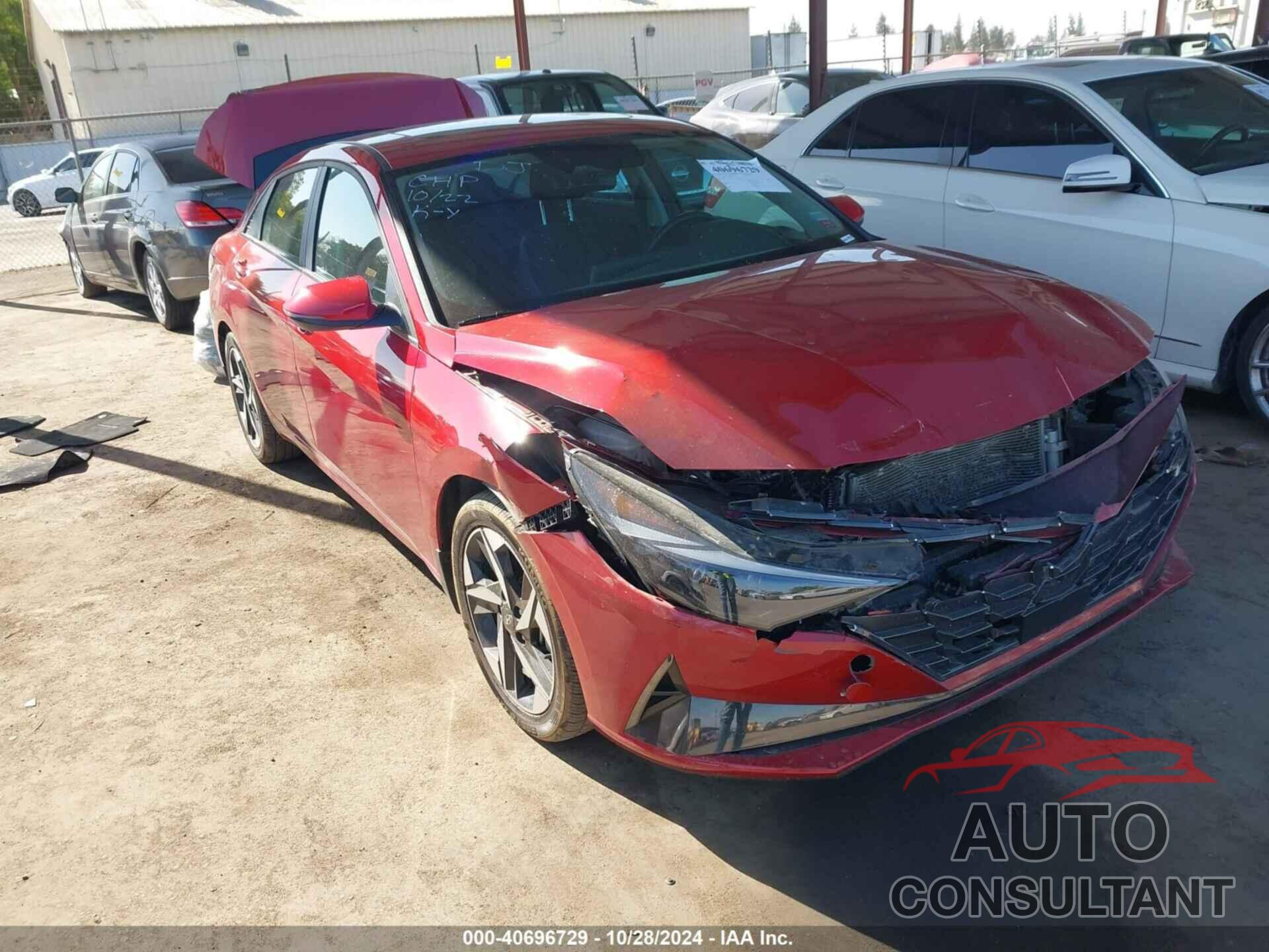 HYUNDAI ELANTRA HYBRID 2022 - KMHLN4AJ6NU013909