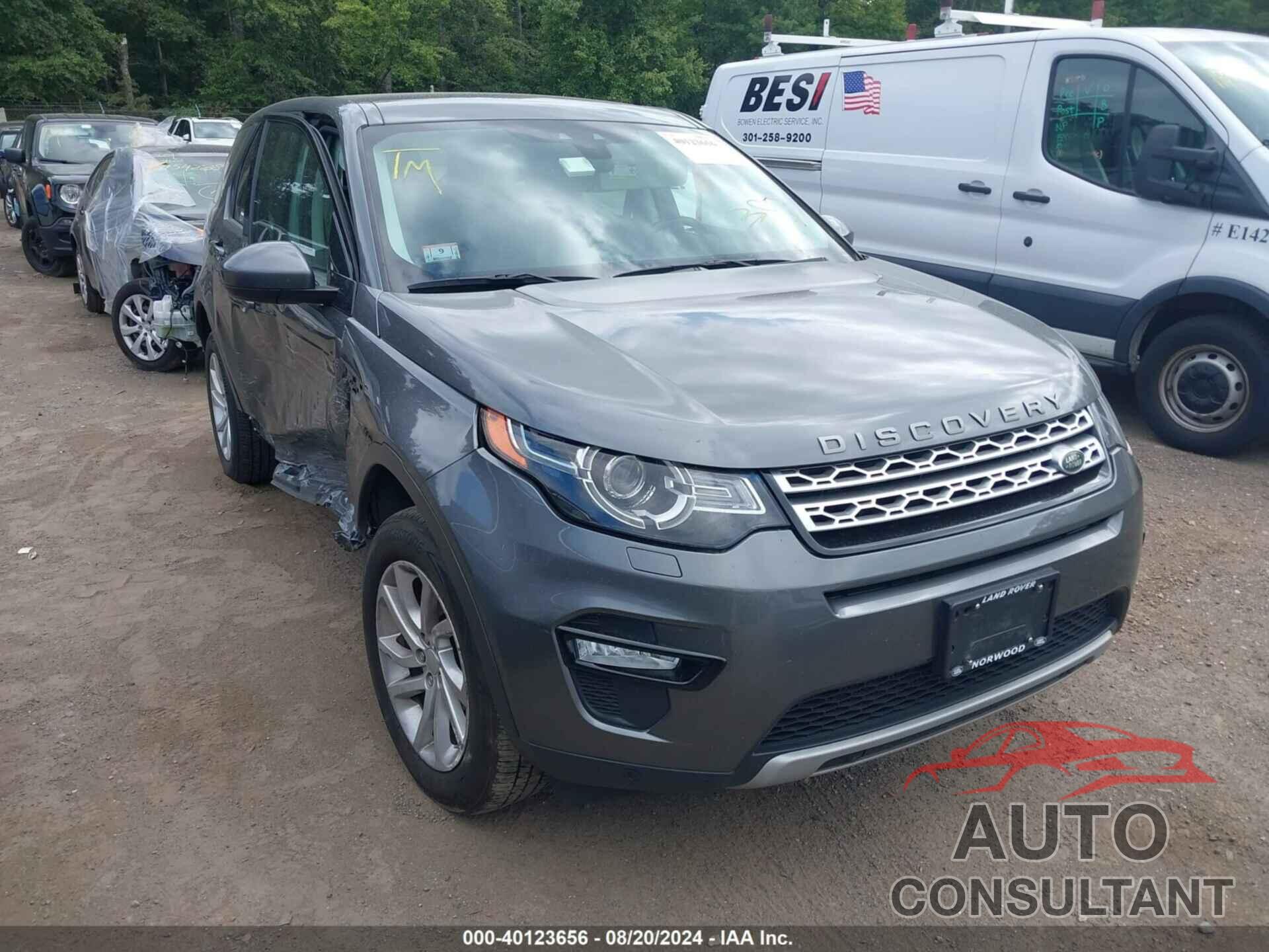 LAND ROVER DISCOVERY SPORT 2016 - SALCR2BG7GH554164