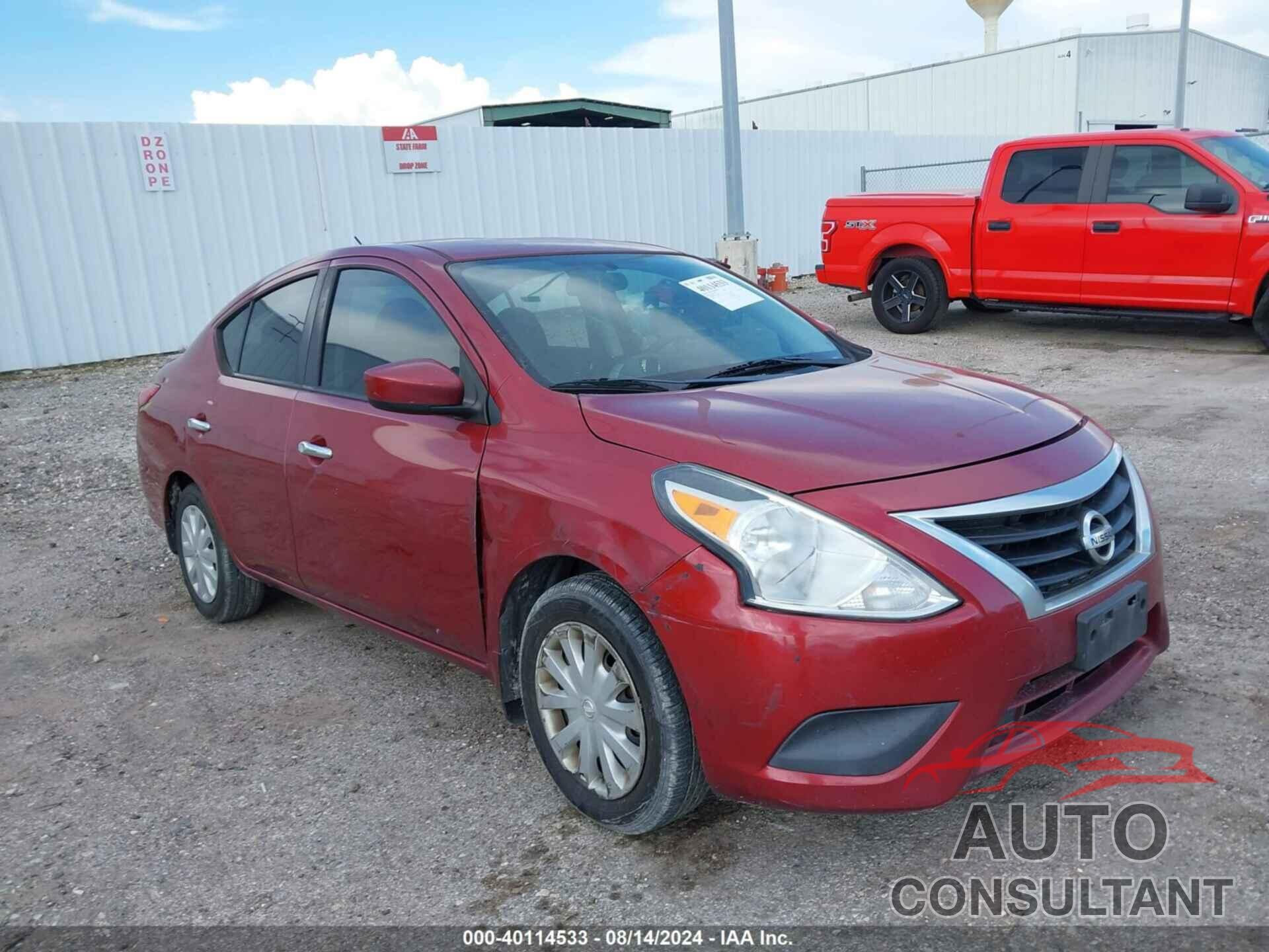 NISSAN VERSA 2019 - 3N1CN7AP3KL818995