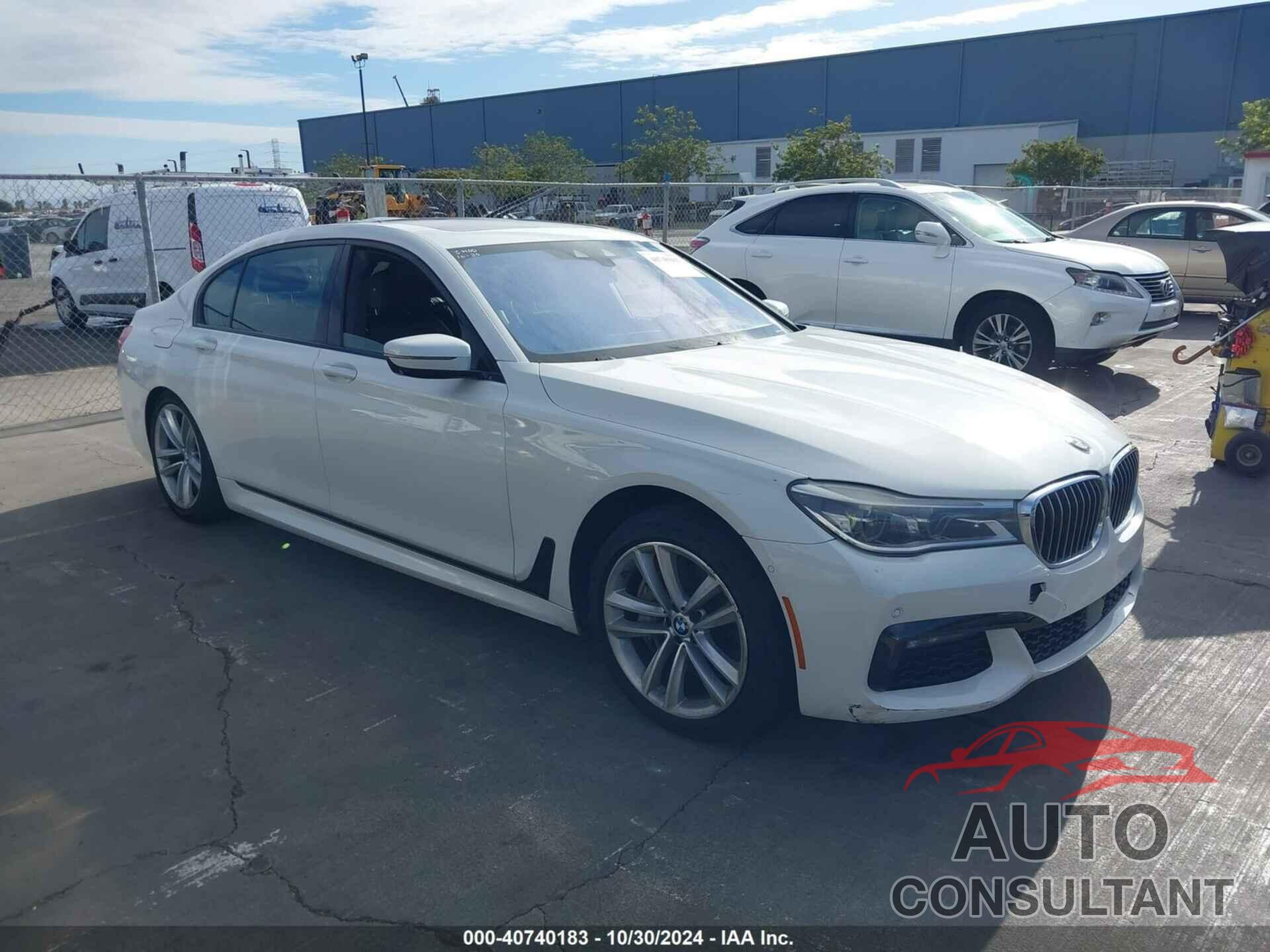 BMW 750I 2016 - WBA7F0C59GGL99428